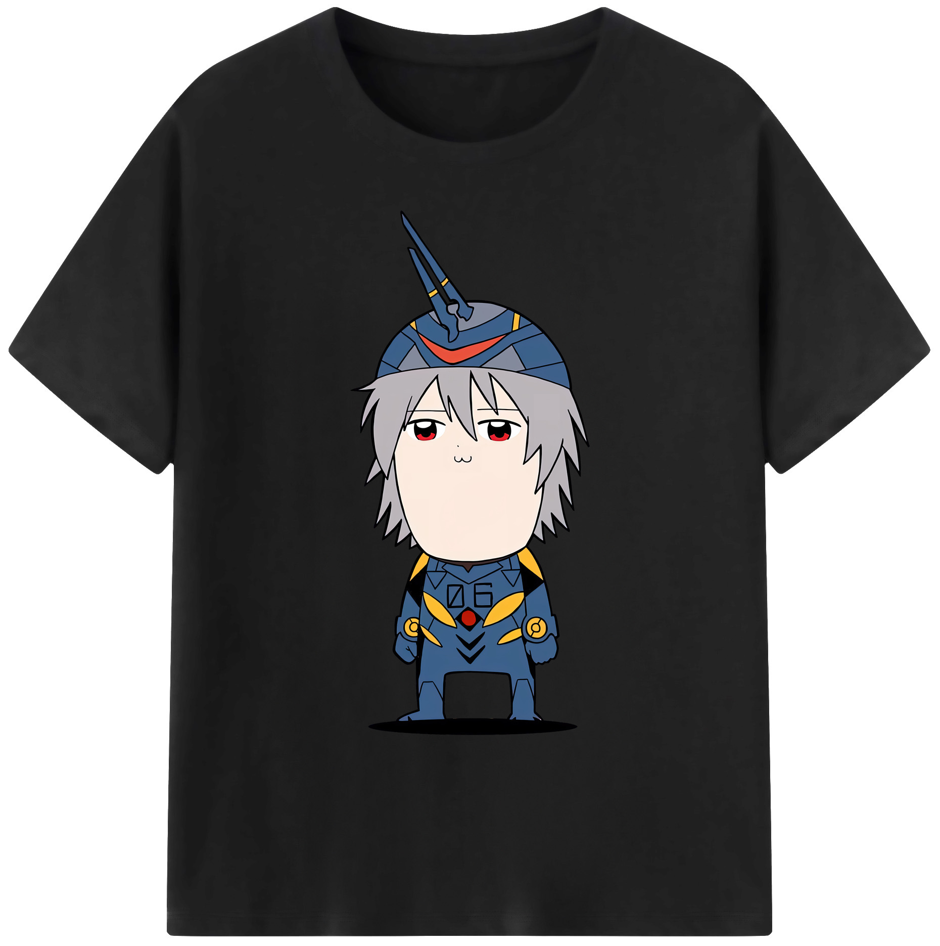 （画像用） EVA 新世紀エヴァンゲリオン 綿100％ メンズ半袖Tシャツ｜肌触りやわらか＆通気性