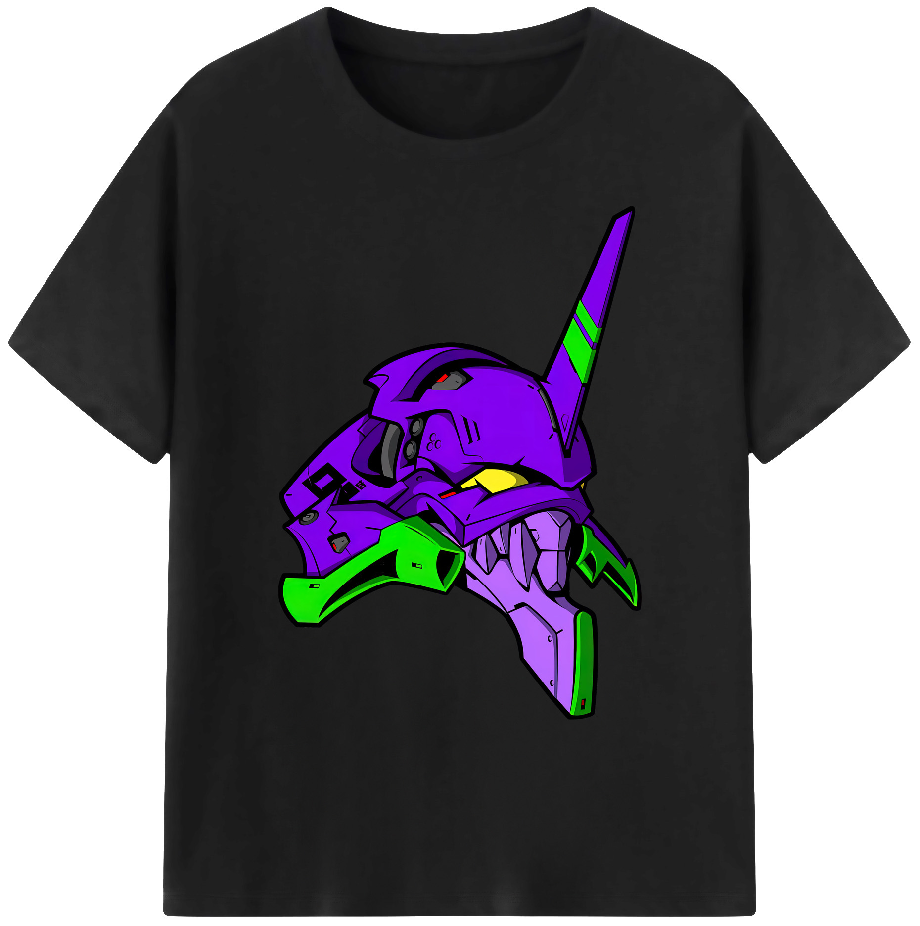 （画像用） EVA 新世紀エヴァンゲリオン 綿100％ メンズ半袖Tシャツ｜肌触りやわらか＆通気性