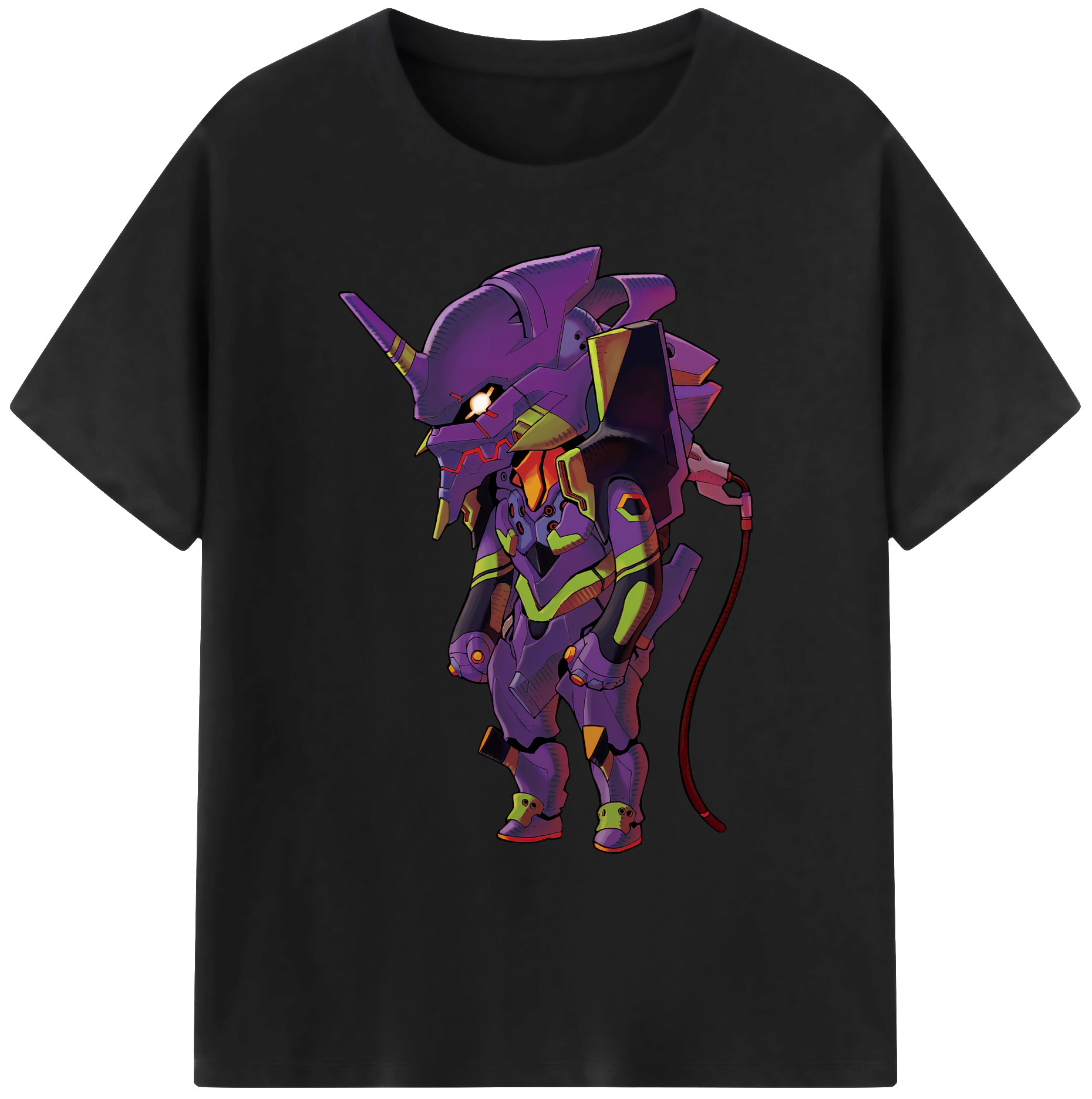 （画像用） EVA 新世紀エヴァンゲリオン 綿100％ メンズ半袖Tシャツ｜肌触りやわらか＆通気性