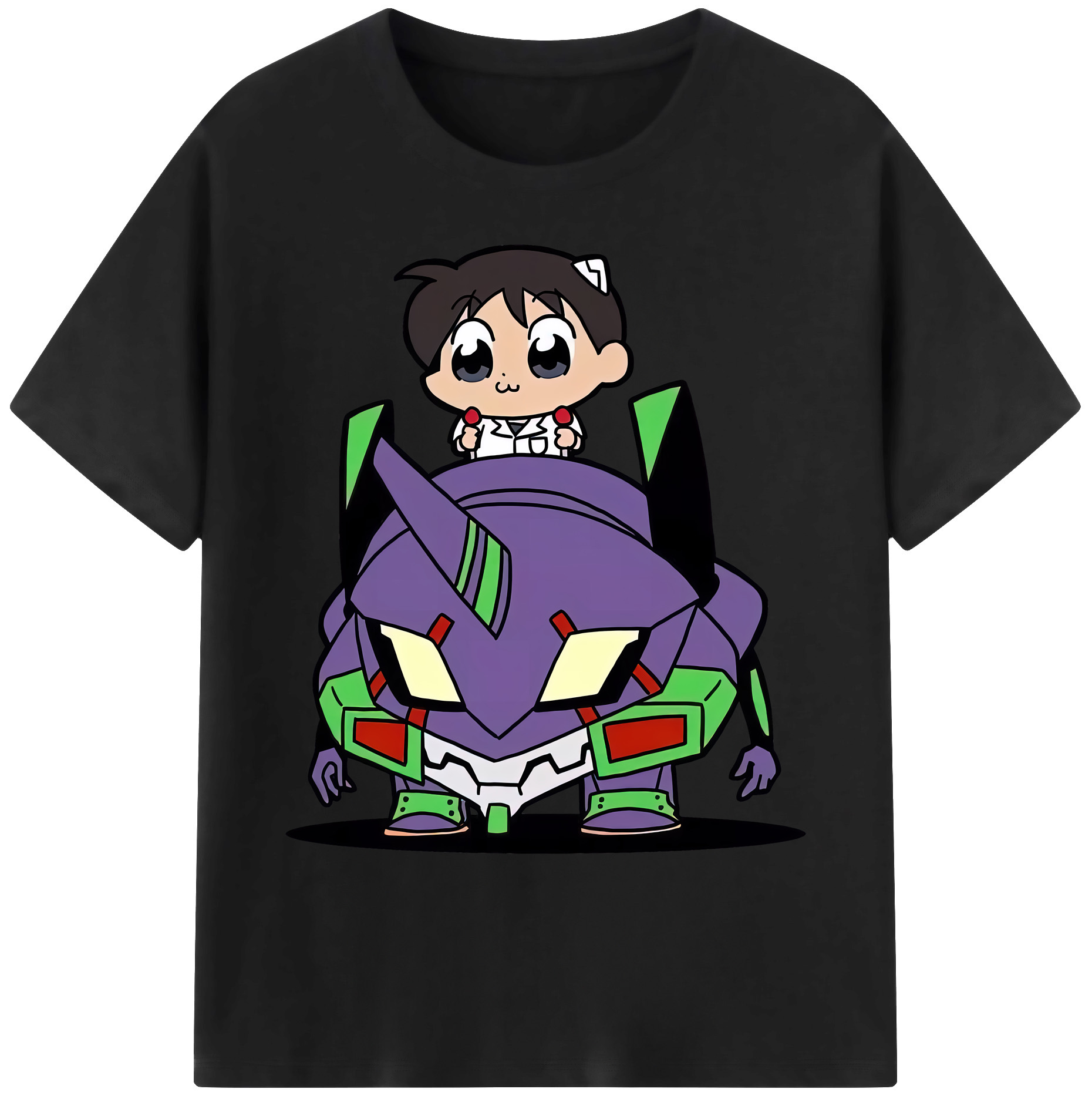 （画像用） EVA 新世紀エヴァンゲリオン 綿100％ メンズ半袖Tシャツ｜肌触りやわらか＆通気性