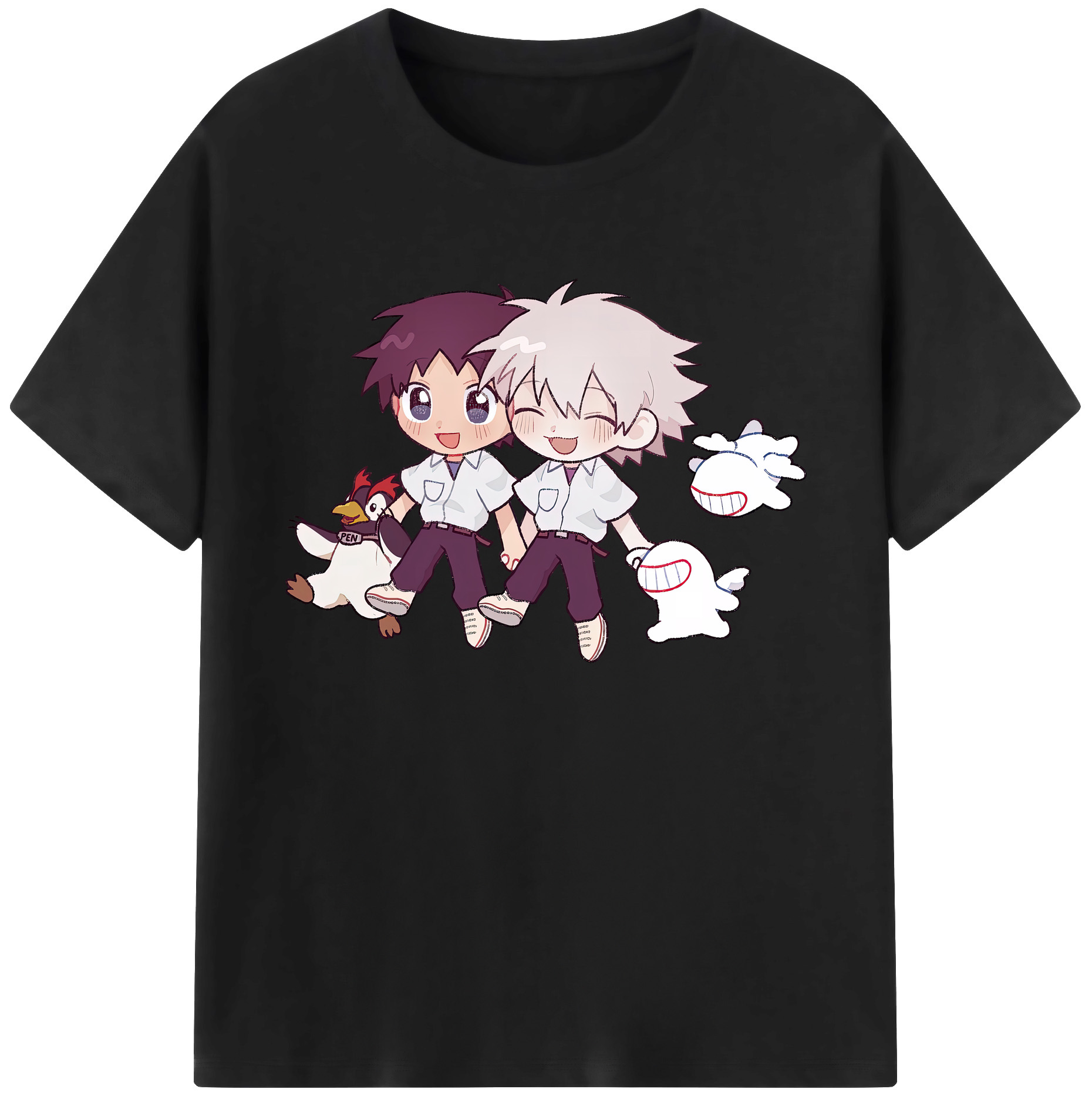 （画像用） EVA 新世紀エヴァンゲリオン 綿100％ メンズ半袖Tシャツ｜肌触りやわらか＆通気性