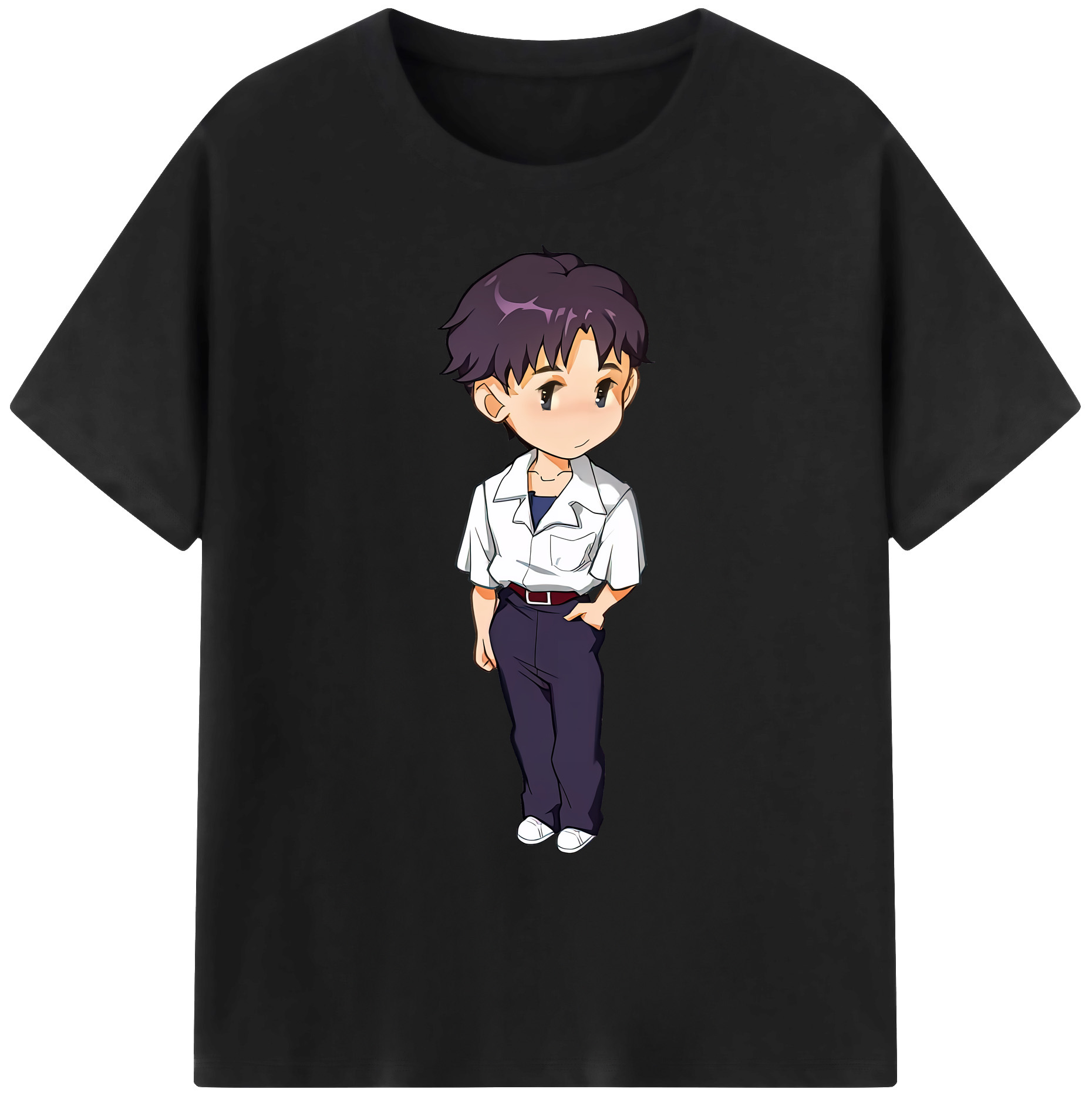 （画像用） EVA 新世紀エヴァンゲリオン 綿100％ メンズ半袖Tシャツ｜肌触りやわらか＆通気性