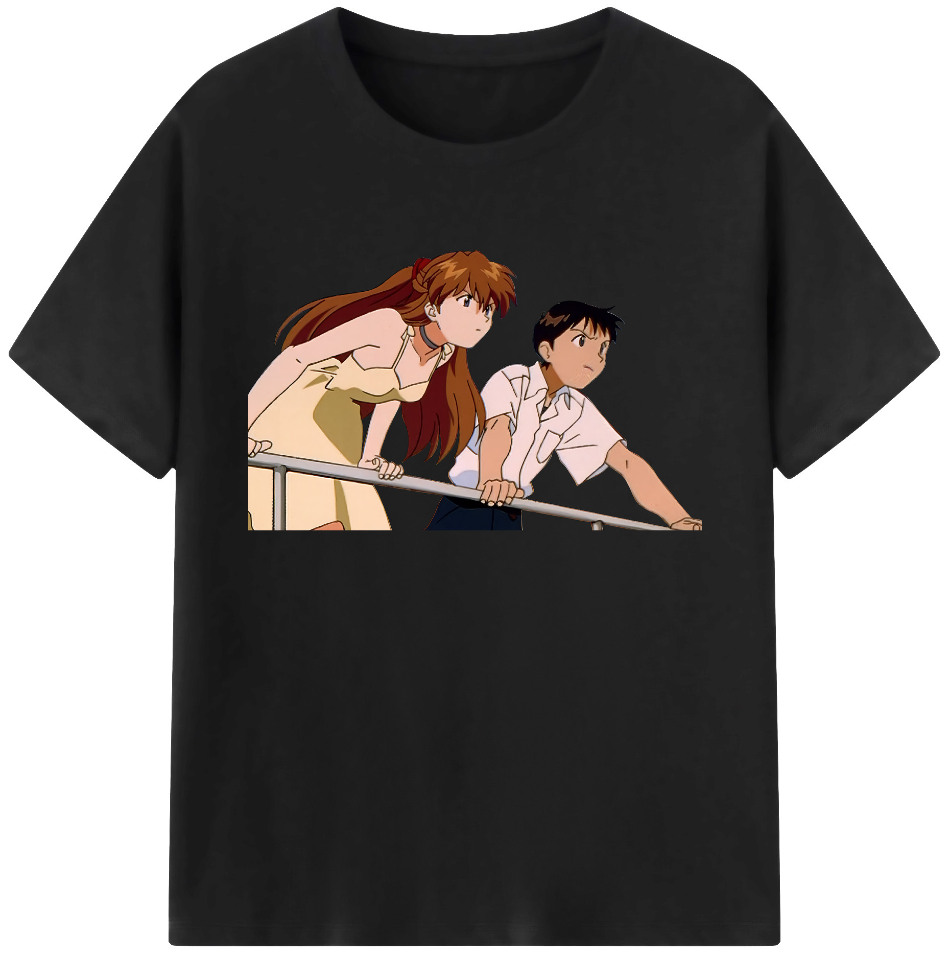 （画像用） EVA 新世紀エヴァンゲリオン 綿100％ メンズ半袖Tシャツ｜肌触りやわらか＆通気性