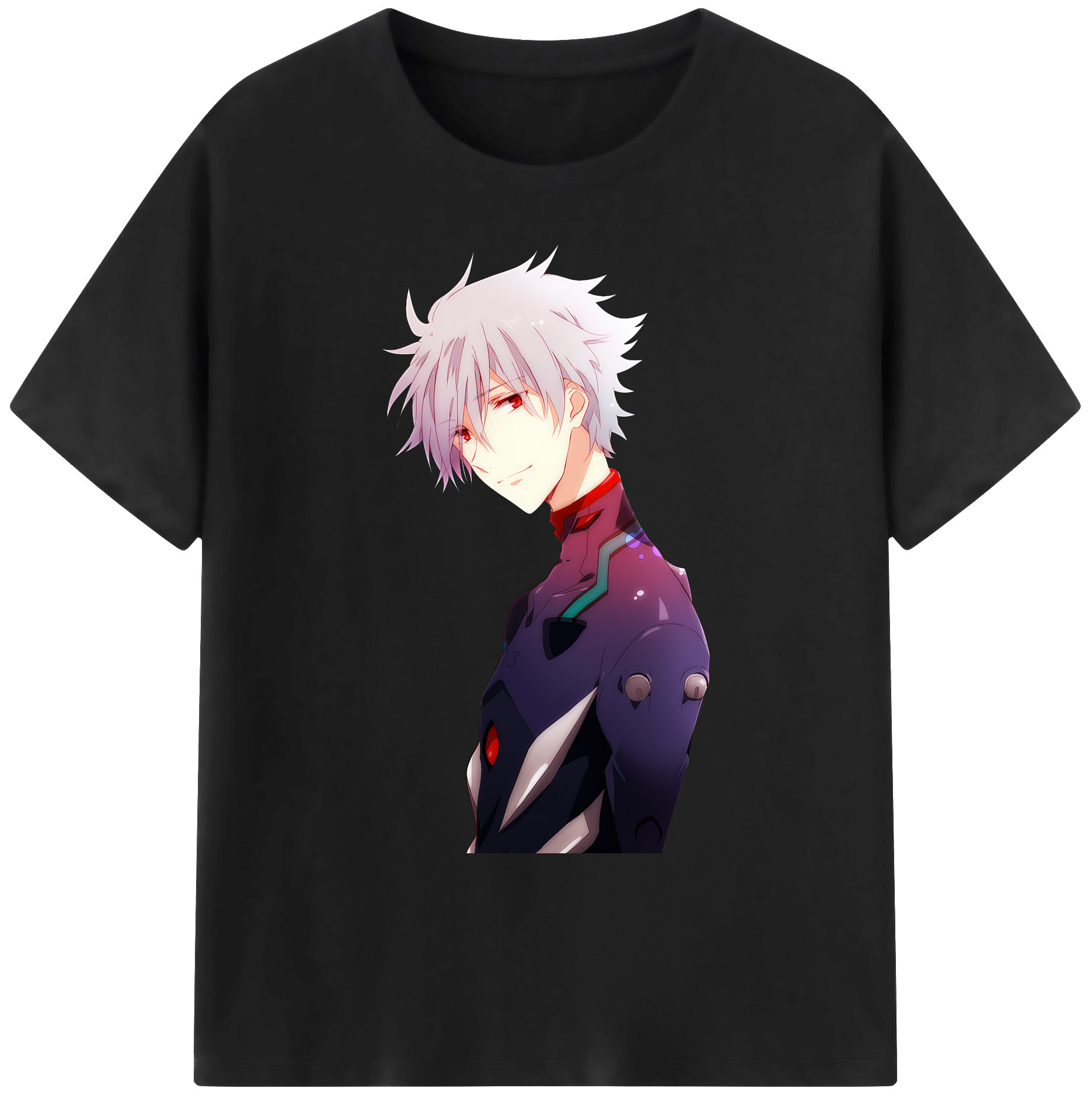 （画像用） EVA 新世紀エヴァンゲリオン 綿100％ メンズ半袖Tシャツ｜肌触りやわらか＆通気性