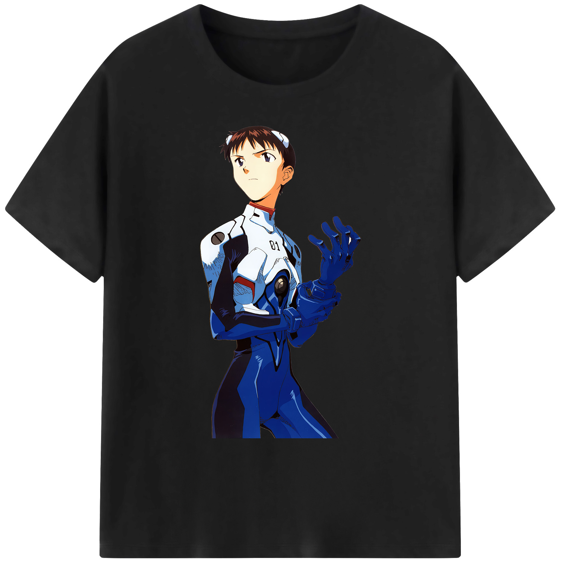 （画像用） EVA 新世紀エヴァンゲリオン 綿100％ メンズ半袖Tシャツ｜肌触りやわらか＆通気性