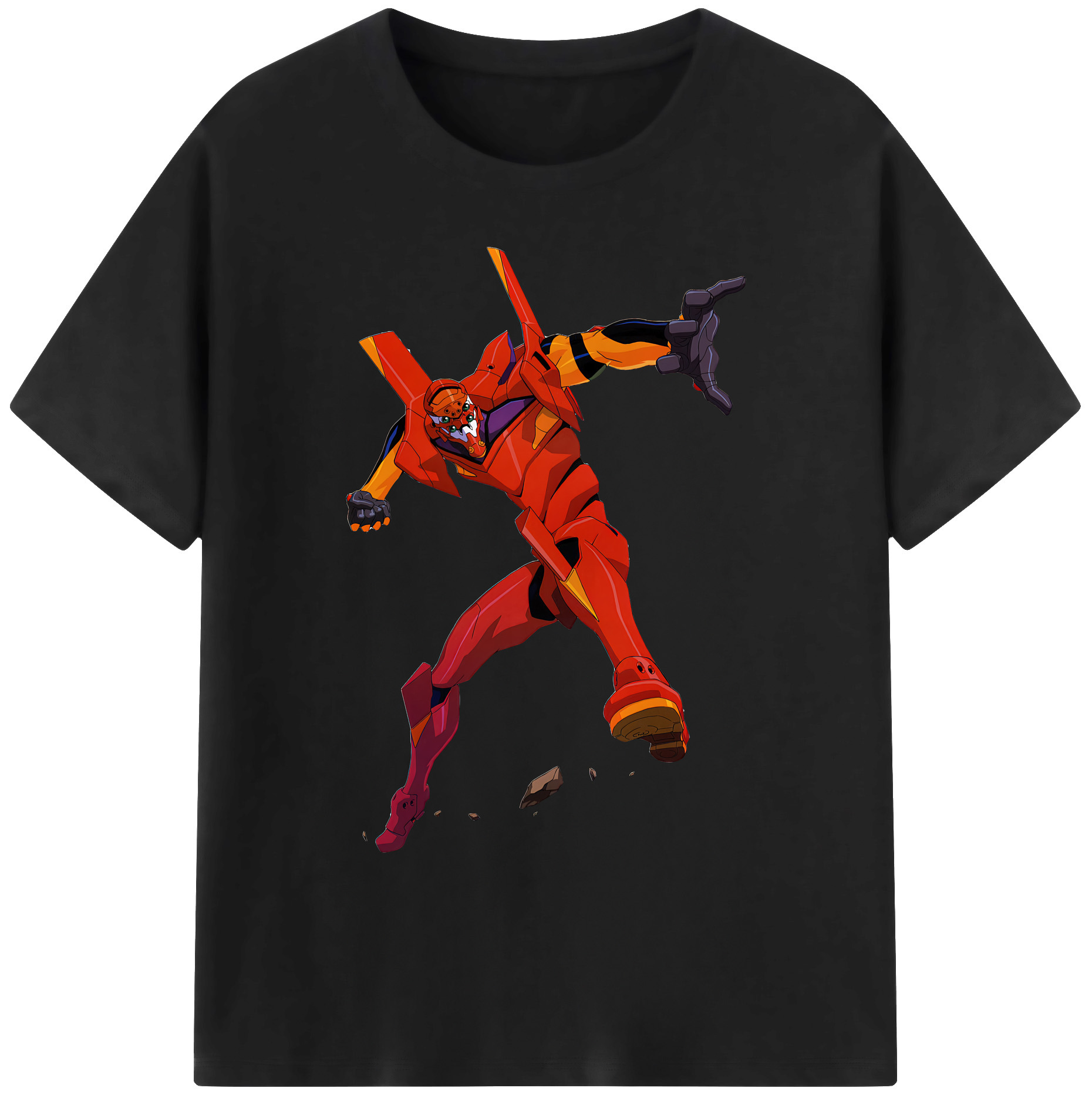 （画像用） EVA 新世紀エヴァンゲリオン 綿100％ メンズ半袖Tシャツ｜肌触りやわらか＆通気性