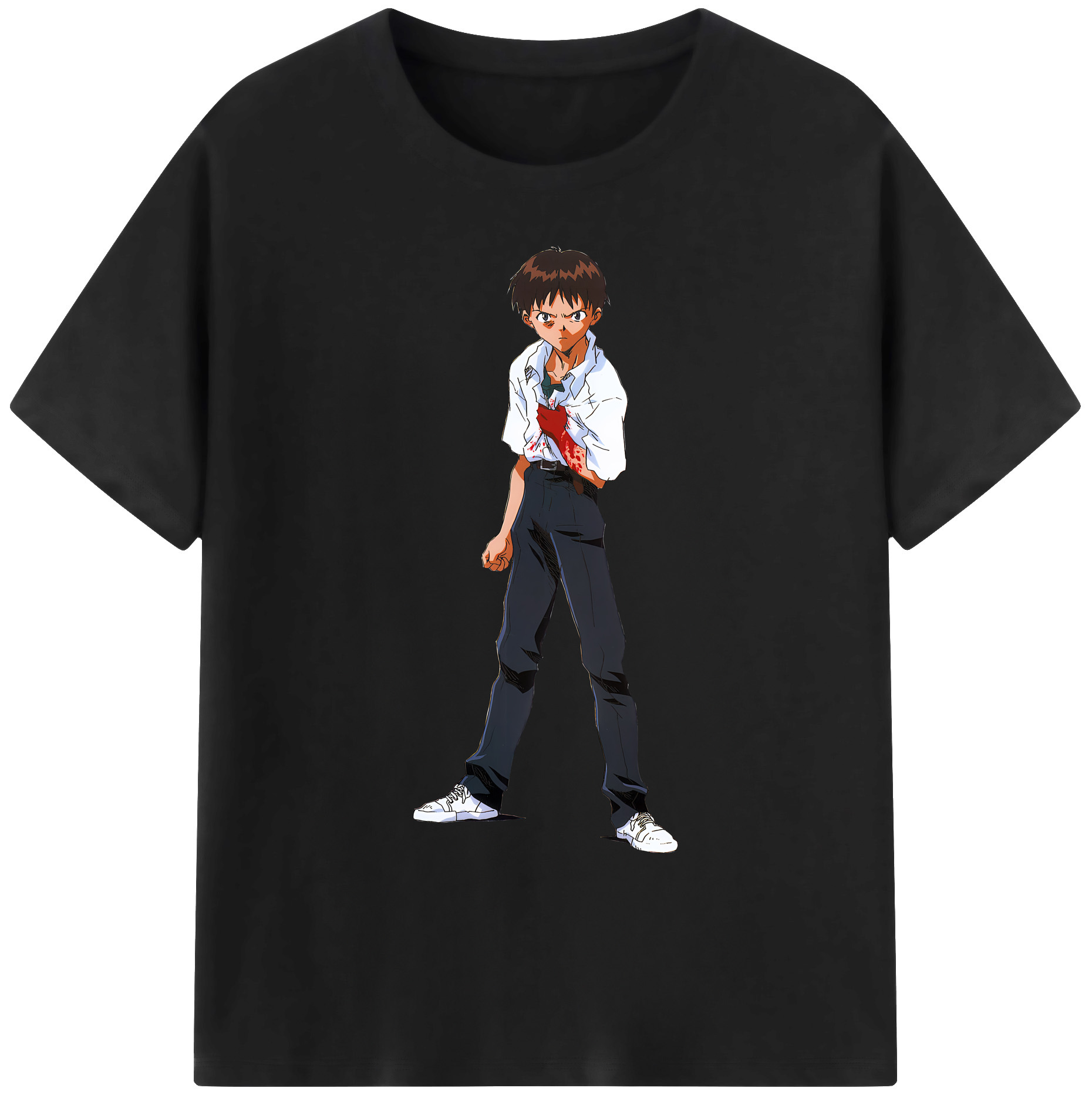 （画像用） EVA 新世紀エヴァンゲリオン 綿100％ メンズ半袖Tシャツ｜肌触りやわらか＆通気性
