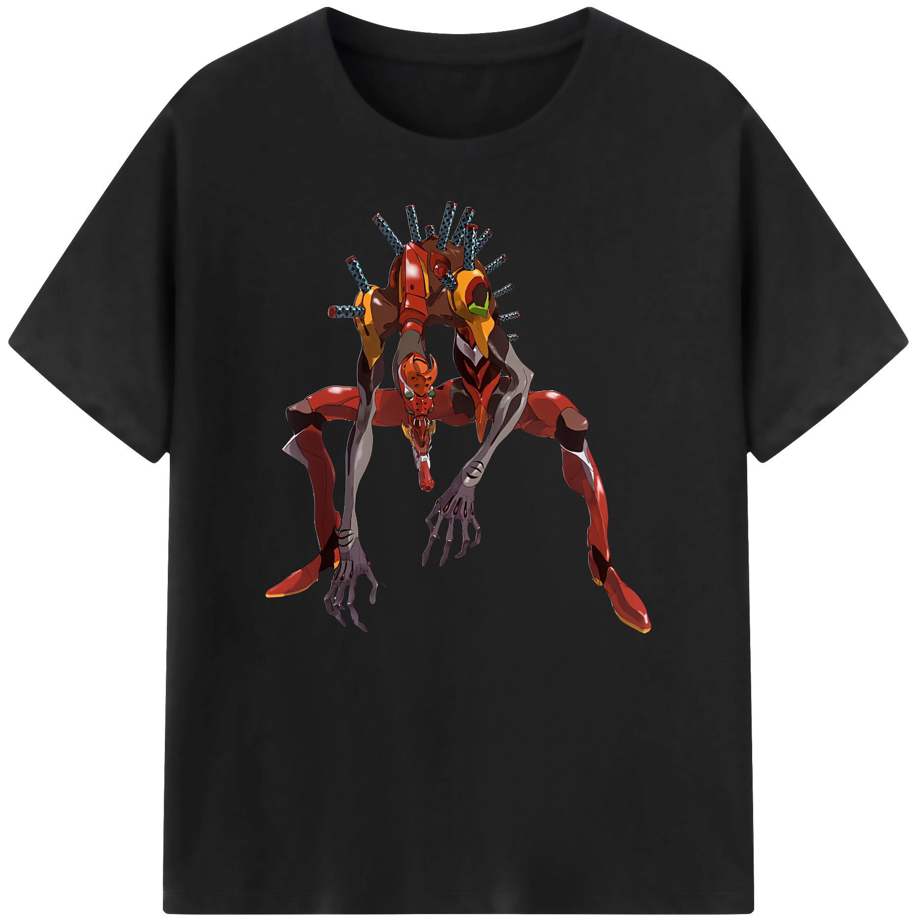 （画像用） EVA 新世紀エヴァンゲリオン 綿100％ メンズ半袖Tシャツ｜肌触りやわらか＆通気性
