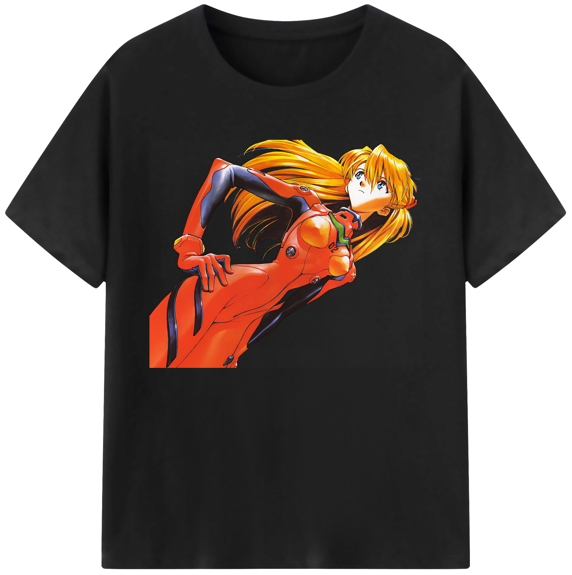 （画像用） EVA 新世紀エヴァンゲリオン 綿100％ メンズ半袖Tシャツ｜肌触りやわらか＆通気性