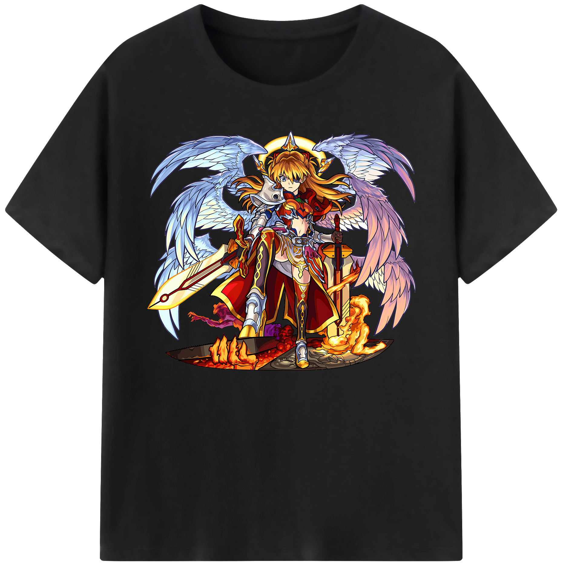 （画像用） EVA 新世紀エヴァンゲリオン 綿100％ メンズ半袖Tシャツ｜肌触りやわらか＆通気性