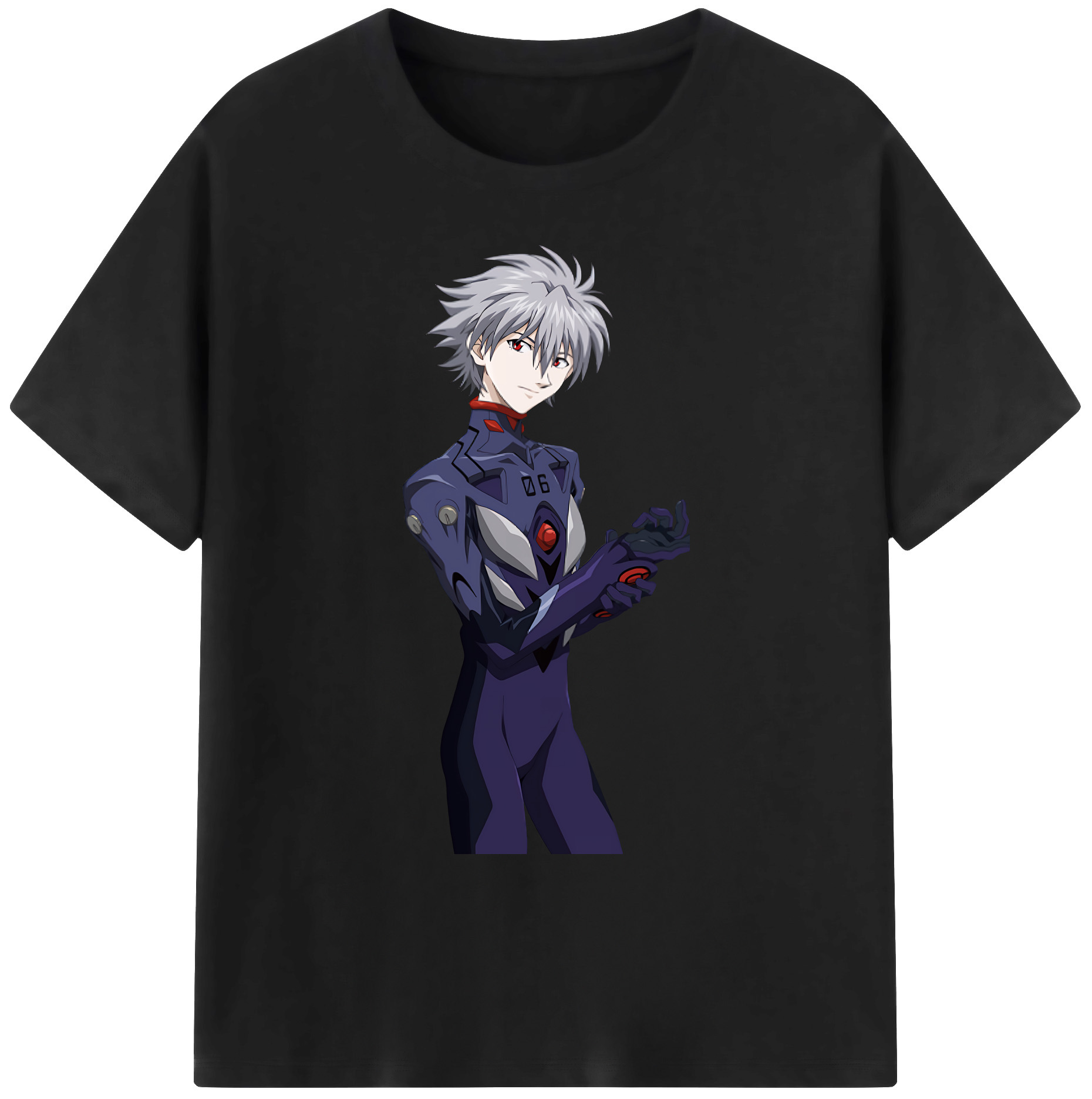 （画像用） EVA 新世紀エヴァンゲリオン 綿100％ メンズ半袖Tシャツ｜肌触りやわらか＆通気性