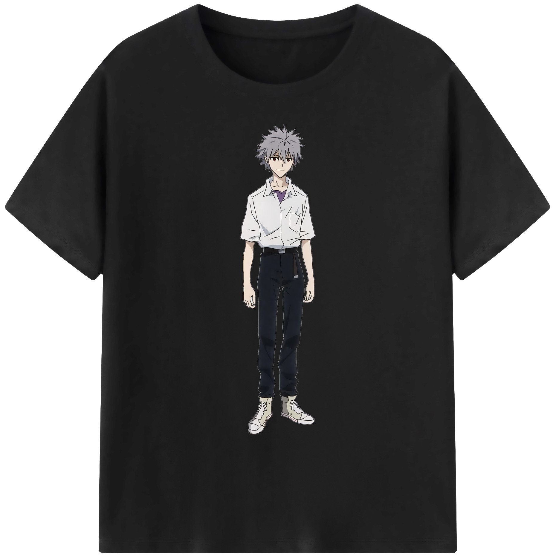 （画像用） EVA 新世紀エヴァンゲリオン 綿100％ メンズ半袖Tシャツ｜肌触りやわらか＆通気性