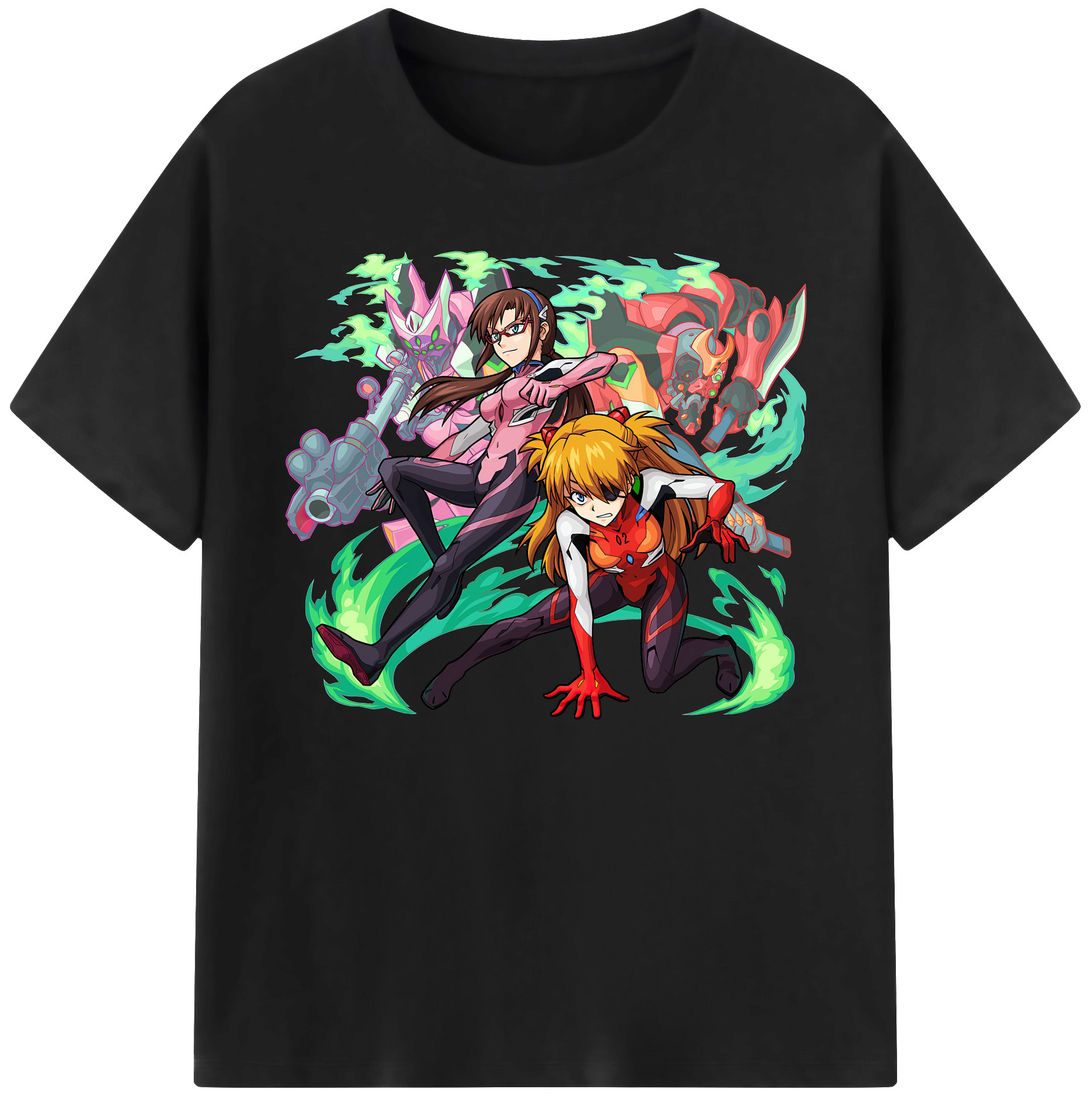 （画像用） EVA 新世紀エヴァンゲリオン 綿100％ メンズ半袖Tシャツ｜肌触りやわらか＆通気性
