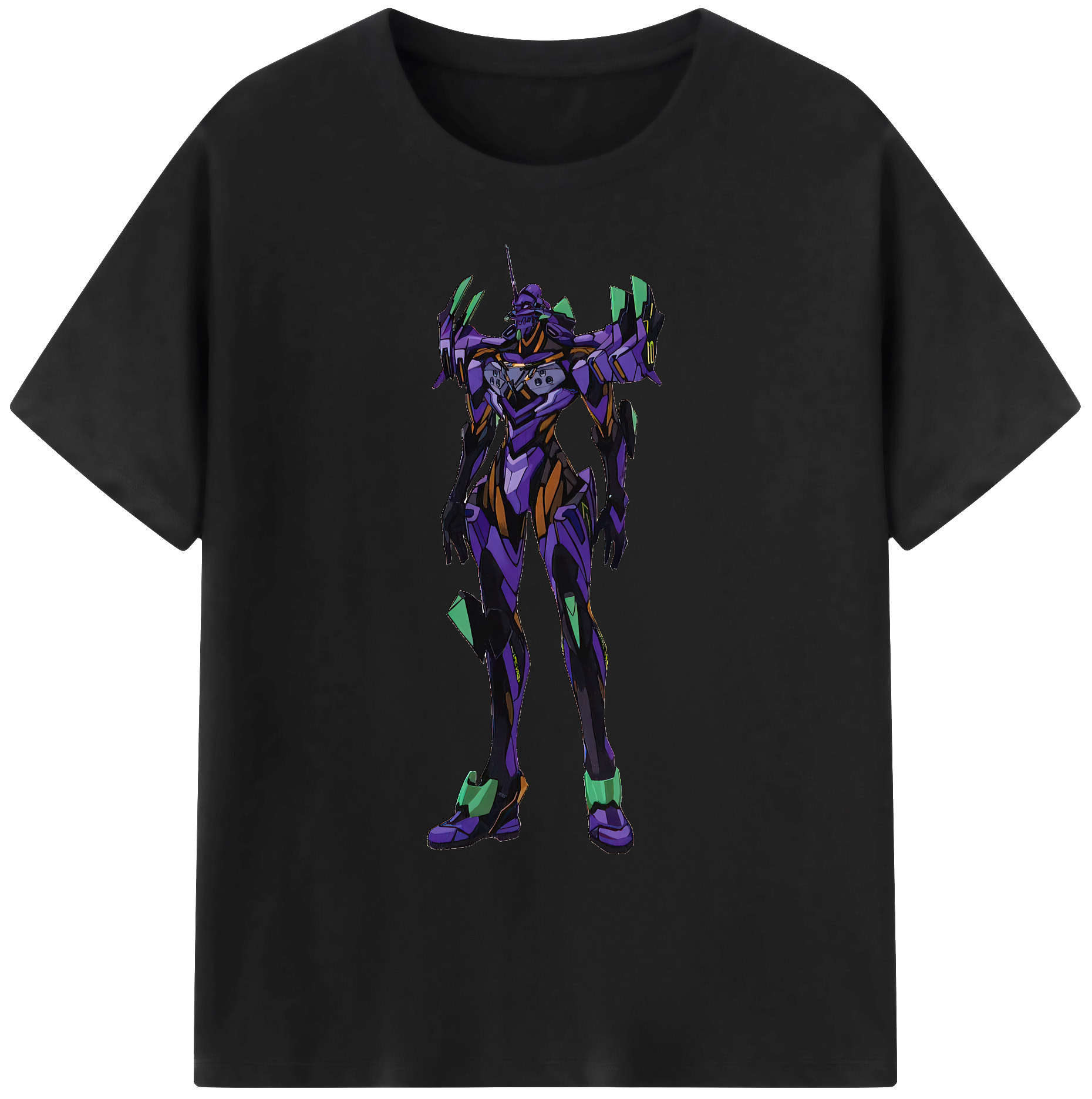（画像用） EVA 新世紀エヴァンゲリオン 綿100％ メンズ半袖Tシャツ｜肌触りやわらか＆通気性
