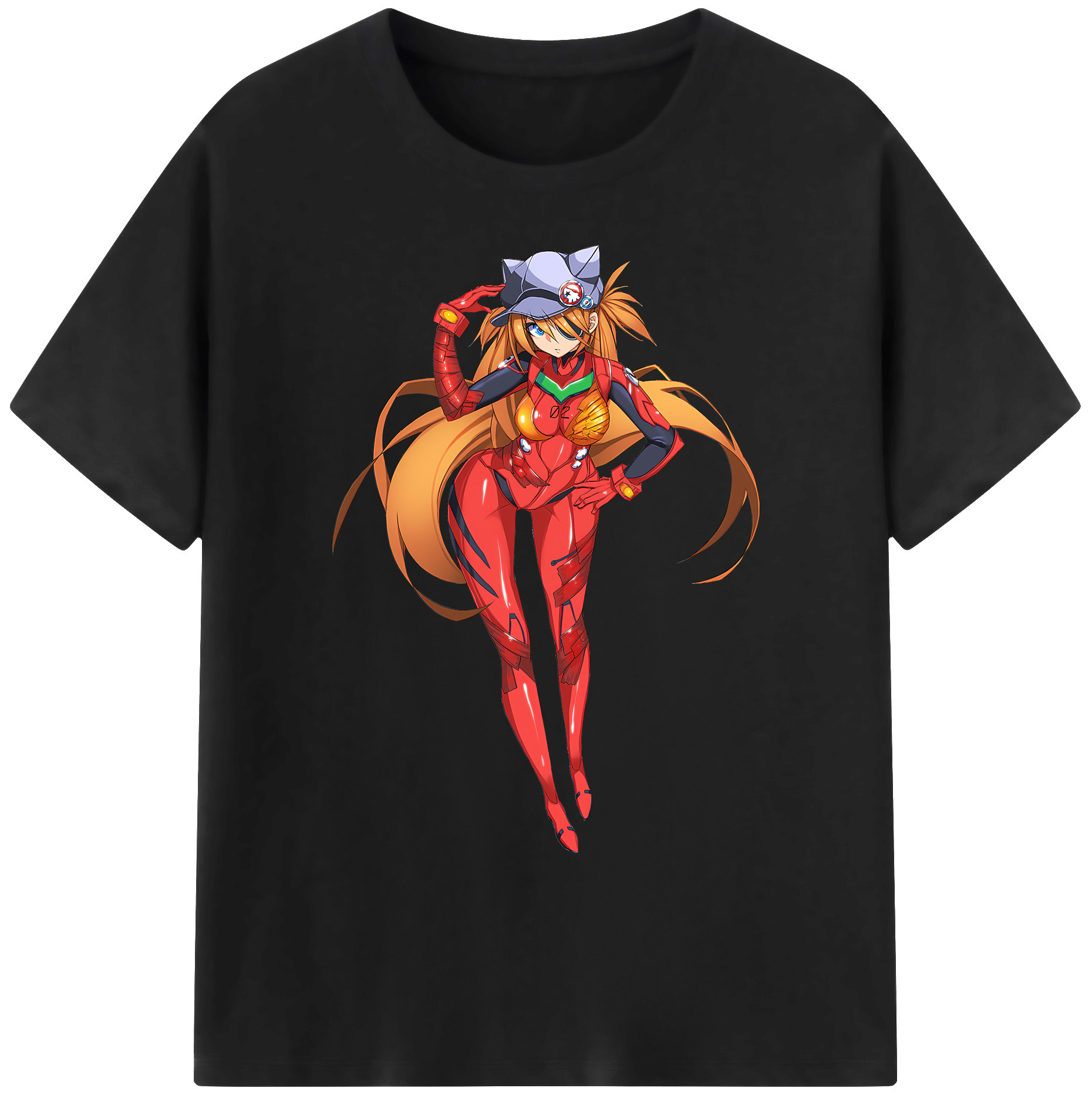 （画像用） EVA 新世紀エヴァンゲリオン 綿100％ メンズ半袖Tシャツ｜肌触りやわらか＆通気性