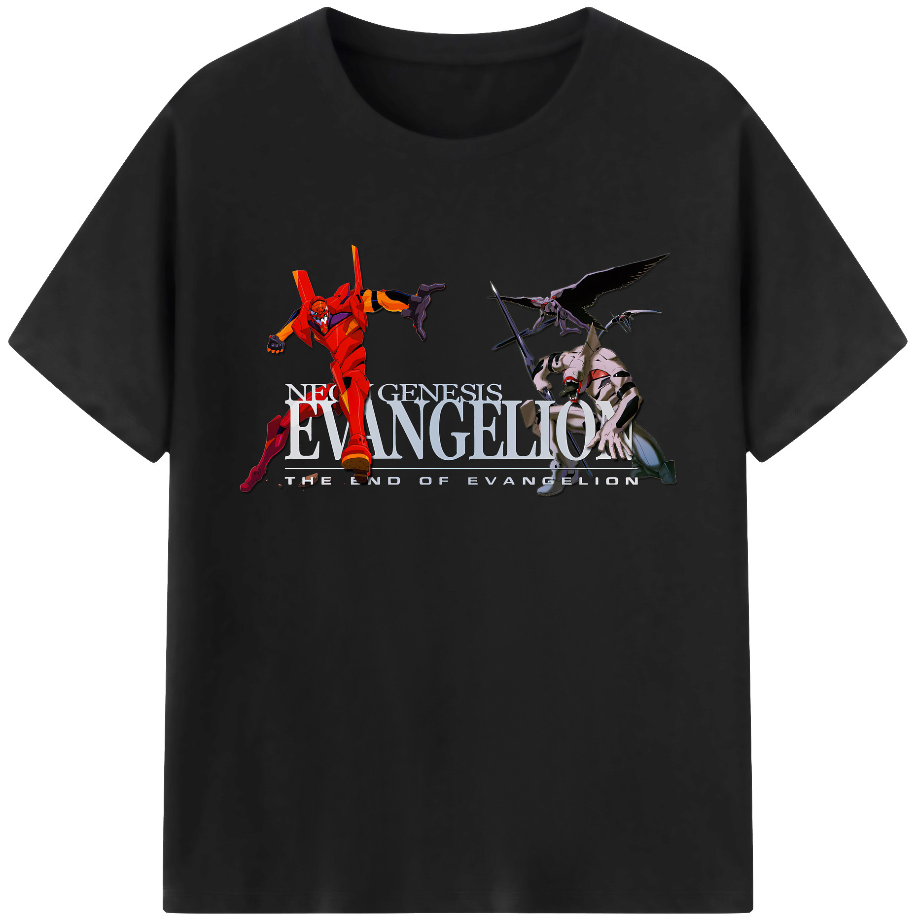 （画像用） EVA 新世紀エヴァンゲリオン 綿100％ メンズ半袖Tシャツ｜肌触りやわらか＆通気性