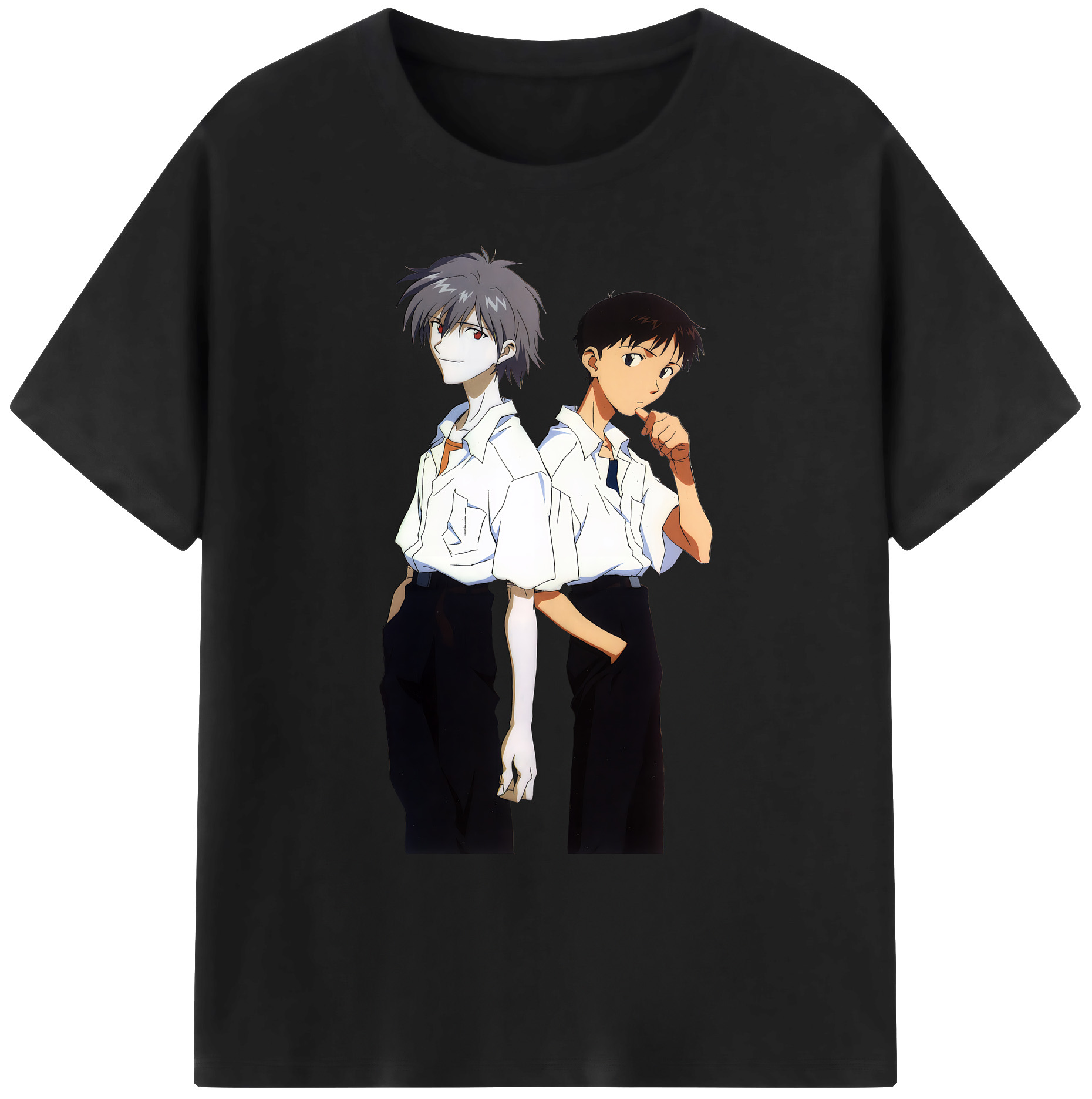 （画像用） EVA 新世紀エヴァンゲリオン 綿100％ メンズ半袖Tシャツ｜肌触りやわらか＆通気性