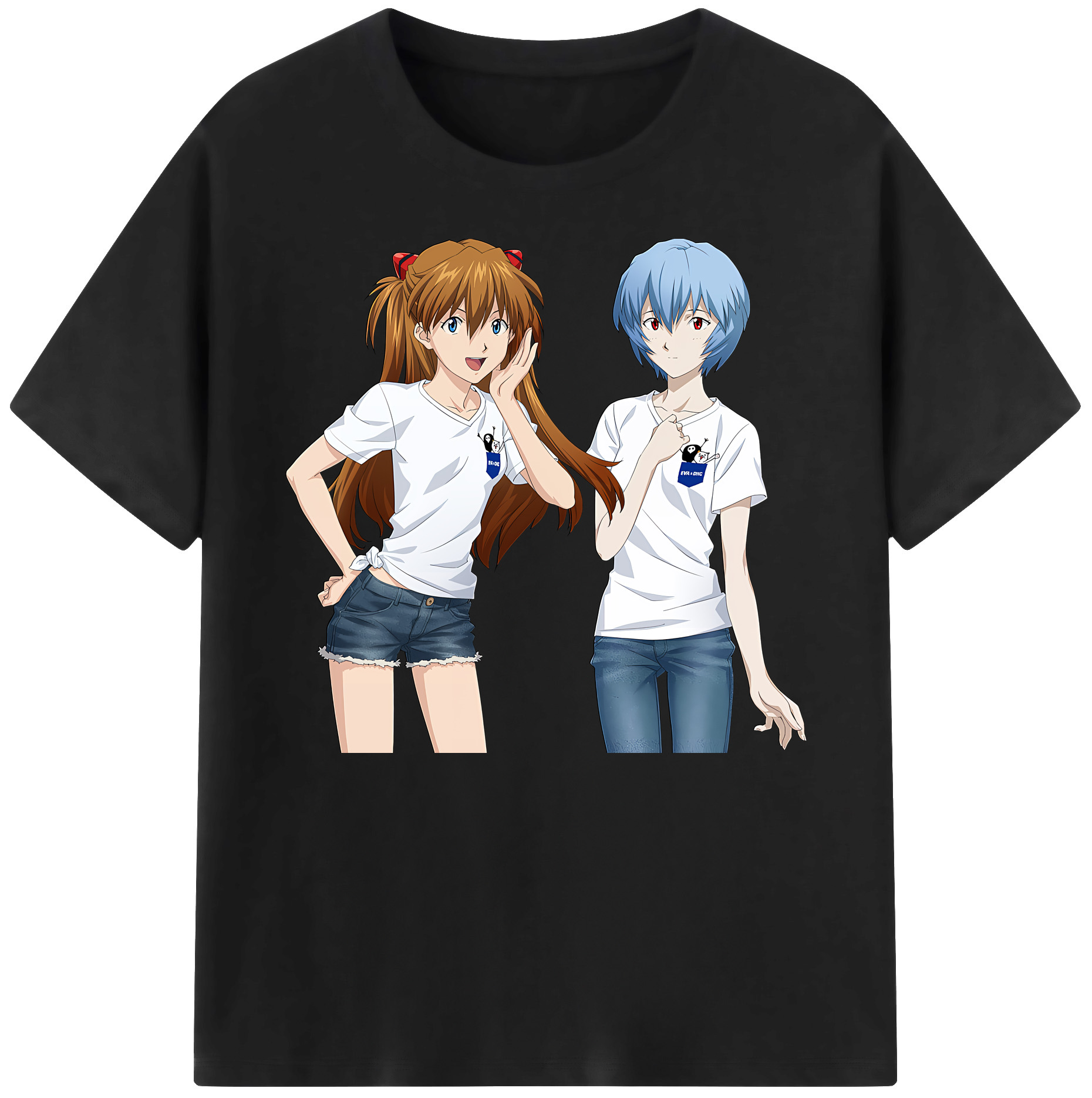 （画像用） EVA 新世紀エヴァンゲリオン 綿100％ メンズ半袖Tシャツ｜肌触りやわらか＆通気性