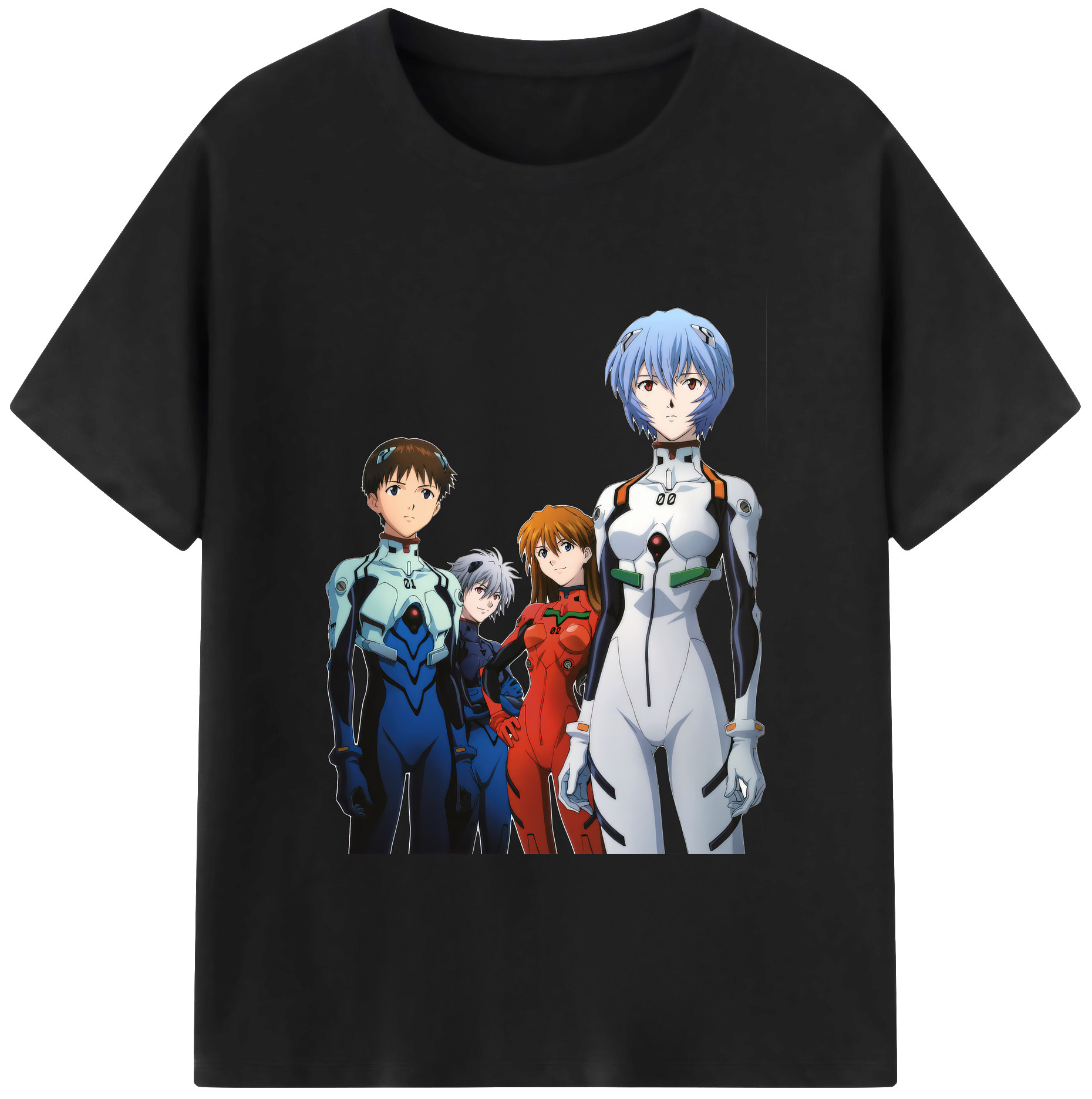 （画像用） EVA 新世紀エヴァンゲリオン 綿100％ メンズ半袖Tシャツ｜肌触りやわらか＆通気性