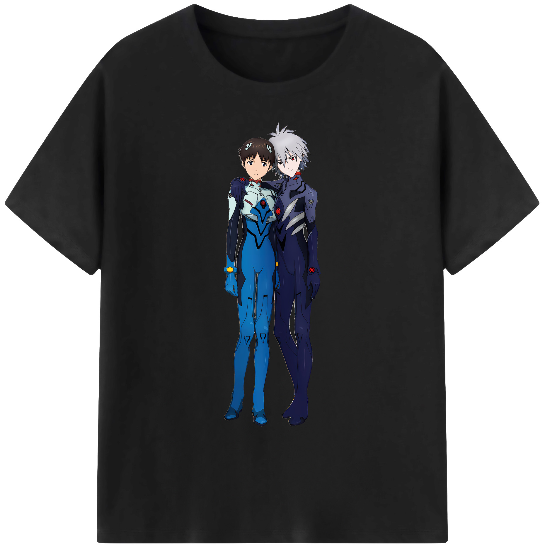 （画像用） EVA 新世紀エヴァンゲリオン 綿100％ メンズ半袖Tシャツ｜肌触りやわらか＆通気性