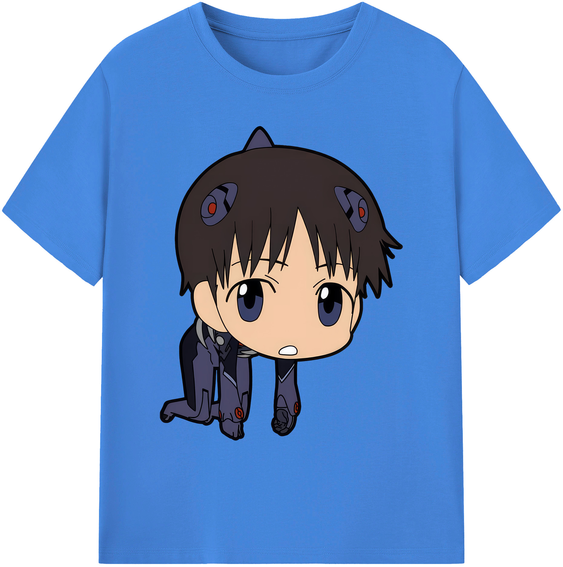 （画像用） EVA 新世紀エヴァンゲリオン 綿100％ メンズ半袖Tシャツ｜肌触りやわらか＆通気性