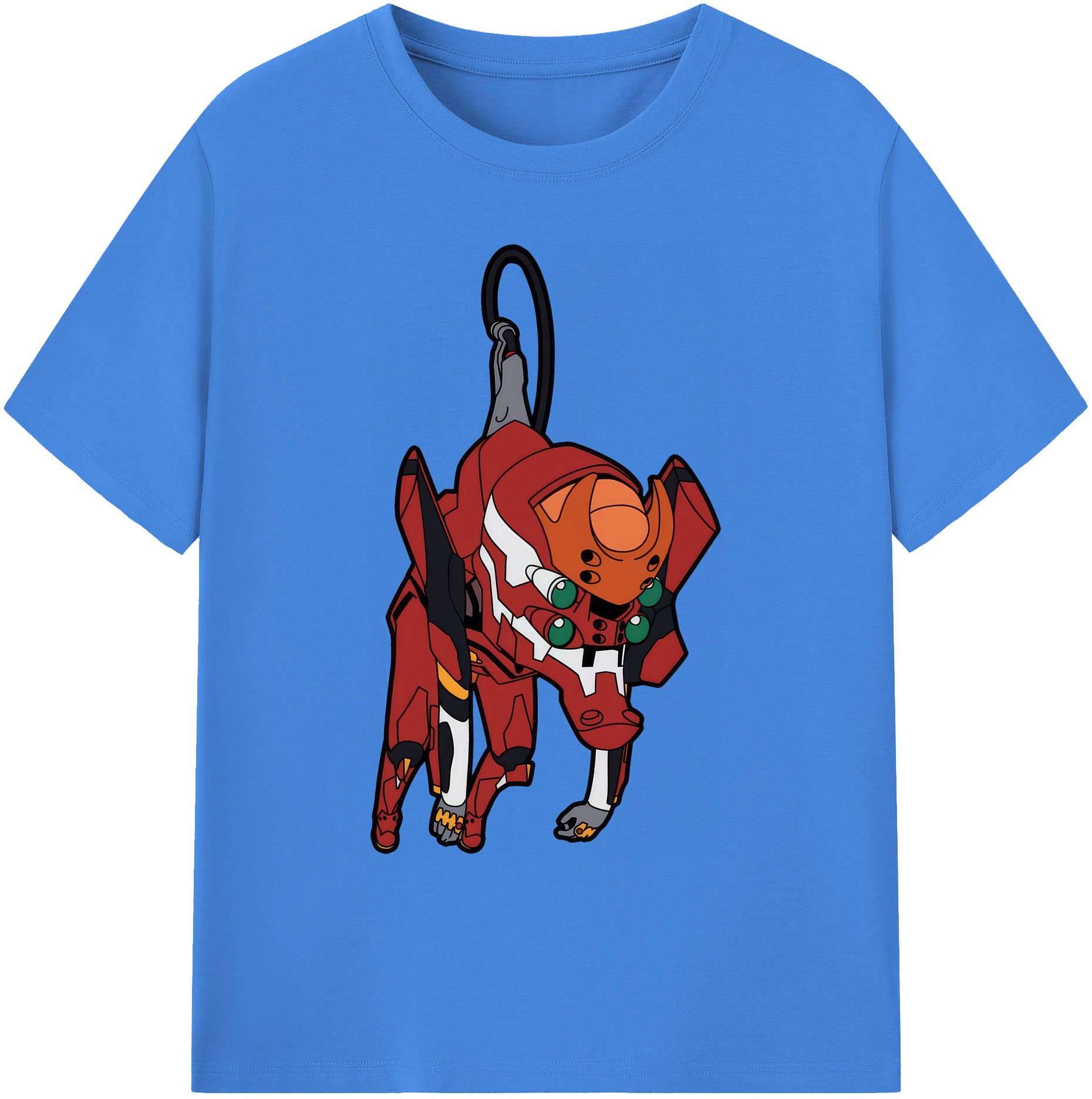 （画像用） EVA 新世紀エヴァンゲリオン 綿100％ メンズ半袖Tシャツ｜肌触りやわらか＆通気性
