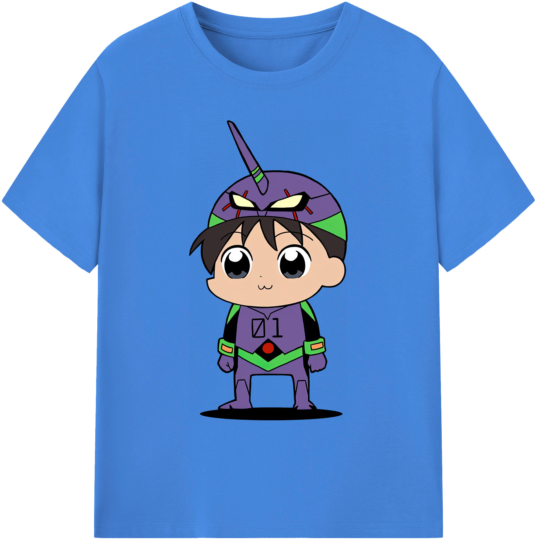 （画像用） EVA 新世紀エヴァンゲリオン 綿100％ メンズ半袖Tシャツ｜肌触りやわらか＆通気性