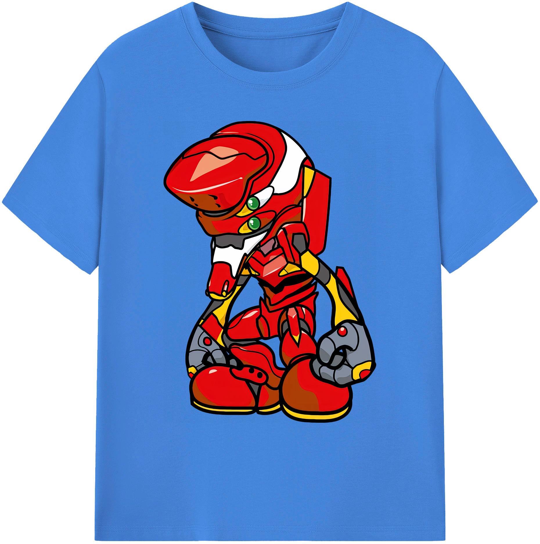 （画像用） EVA 新世紀エヴァンゲリオン 綿100％ メンズ半袖Tシャツ｜肌触りやわらか＆通気性