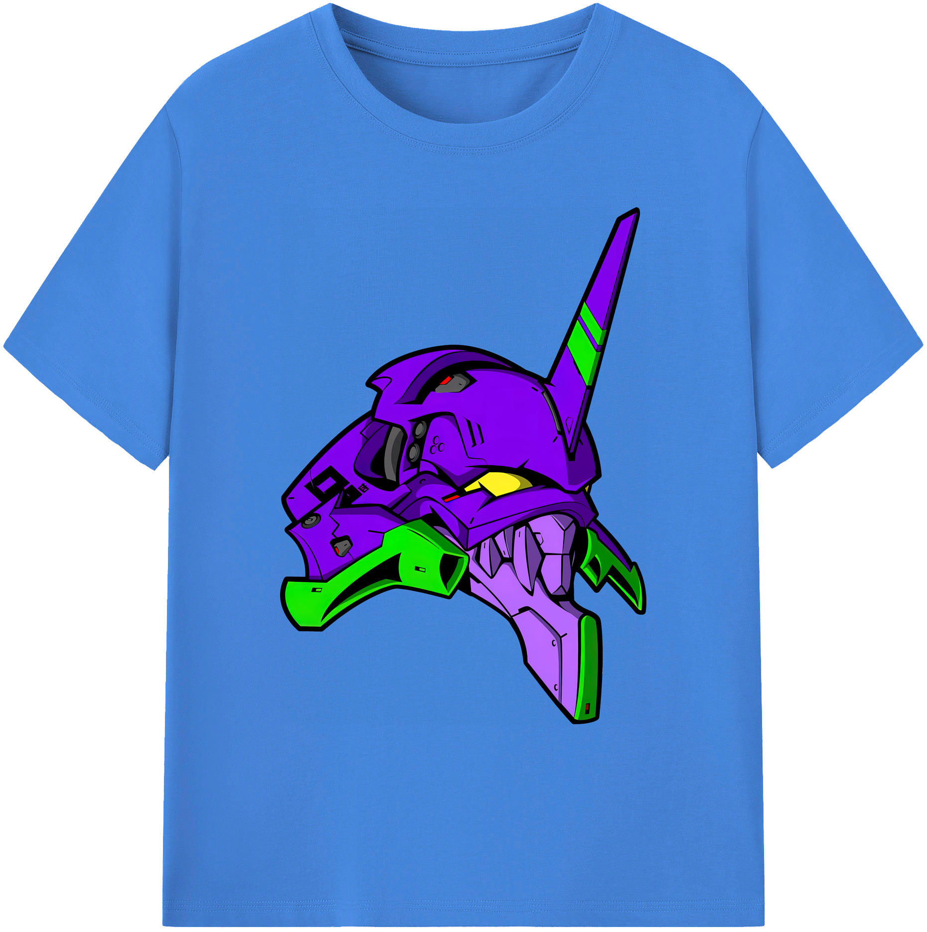 （画像用） EVA 新世紀エヴァンゲリオン 綿100％ メンズ半袖Tシャツ｜肌触りやわらか＆通気性