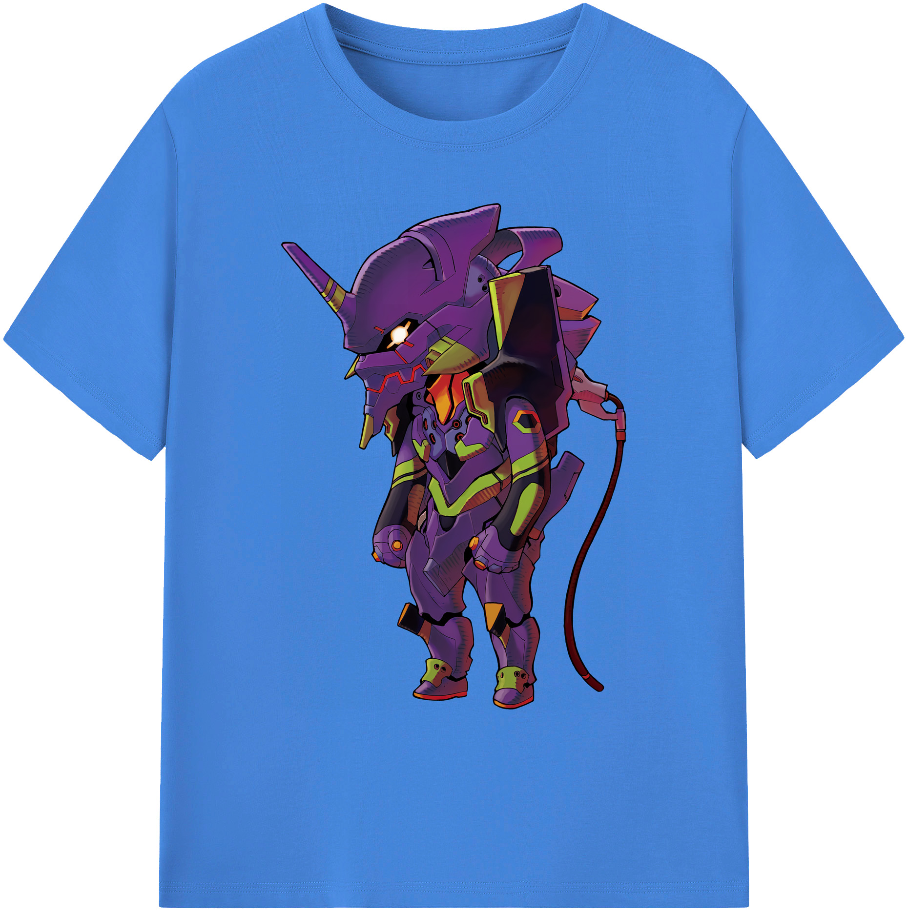 （画像用） EVA 新世紀エヴァンゲリオン 綿100％ メンズ半袖Tシャツ｜肌触りやわらか＆通気性