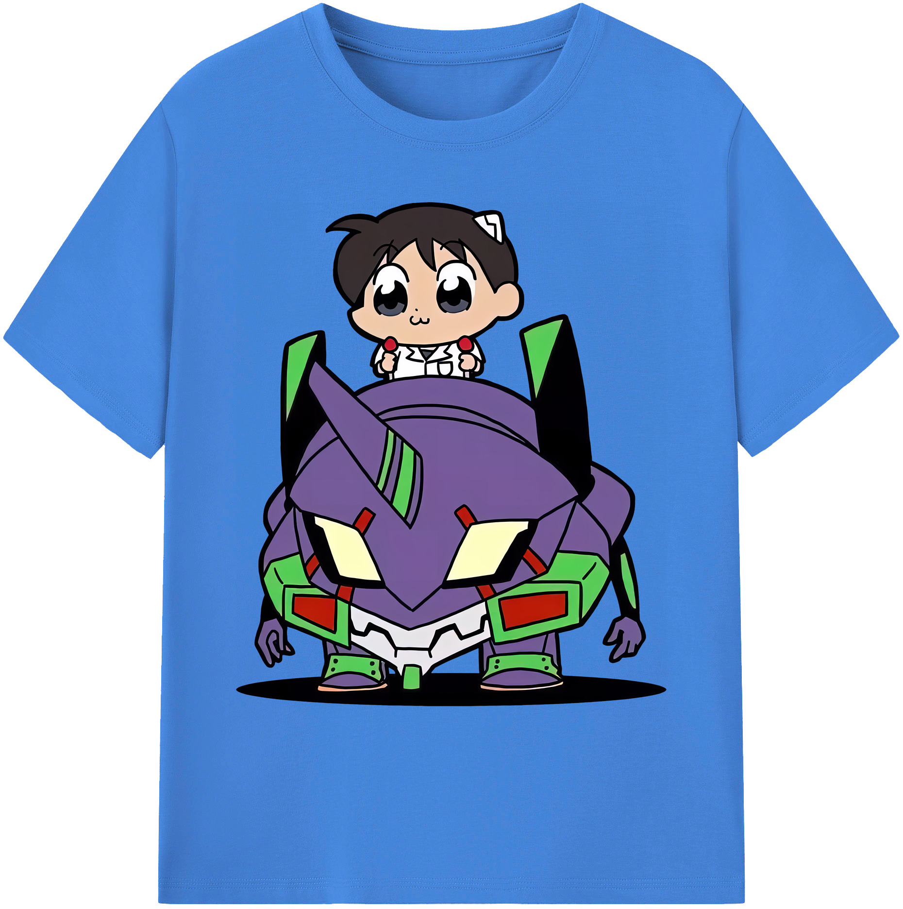 （画像用） EVA 新世紀エヴァンゲリオン 綿100％ メンズ半袖Tシャツ｜肌触りやわらか＆通気性