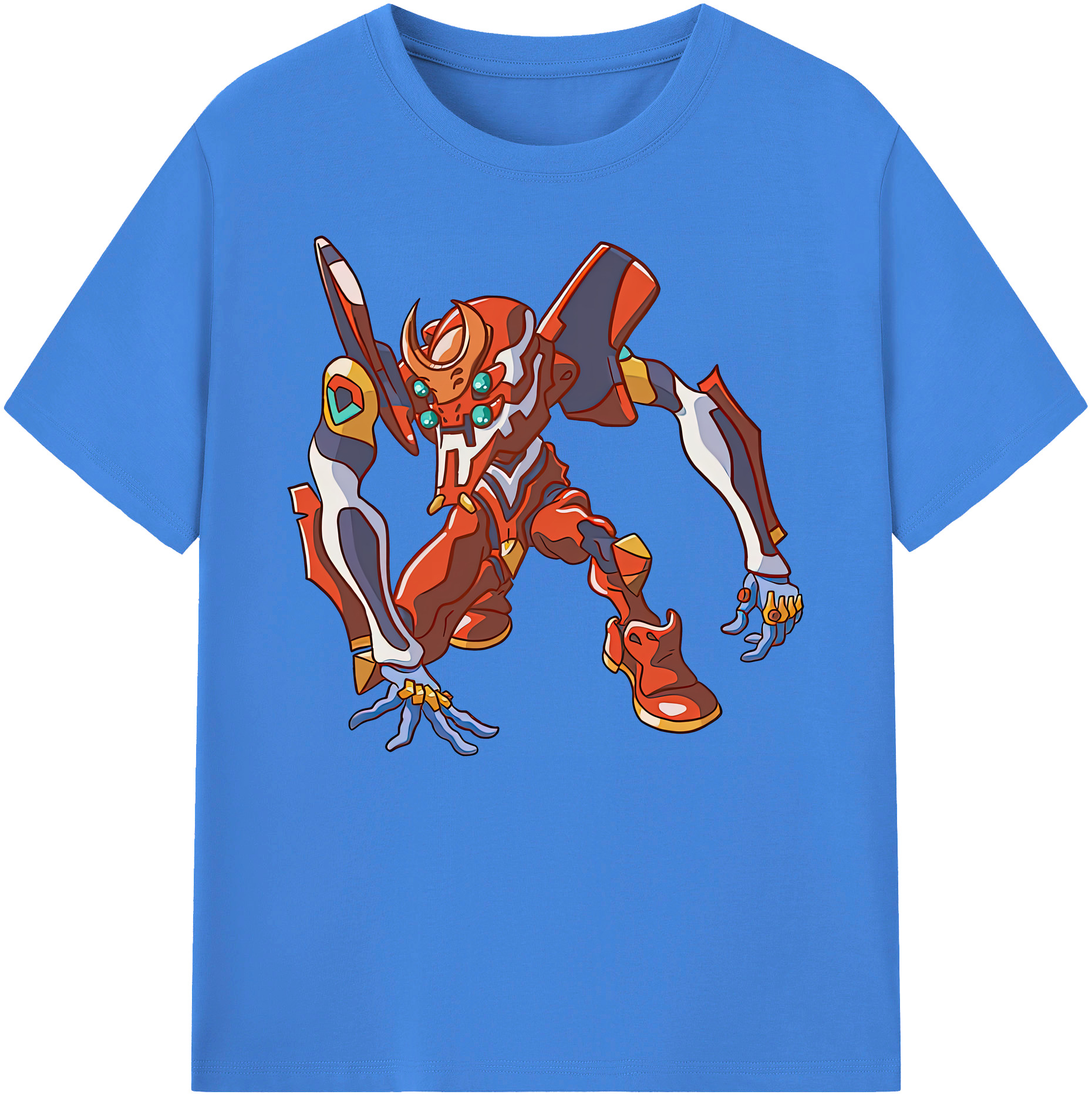 （画像用） EVA 新世紀エヴァンゲリオン 綿100％ メンズ半袖Tシャツ｜肌触りやわらか＆通気性