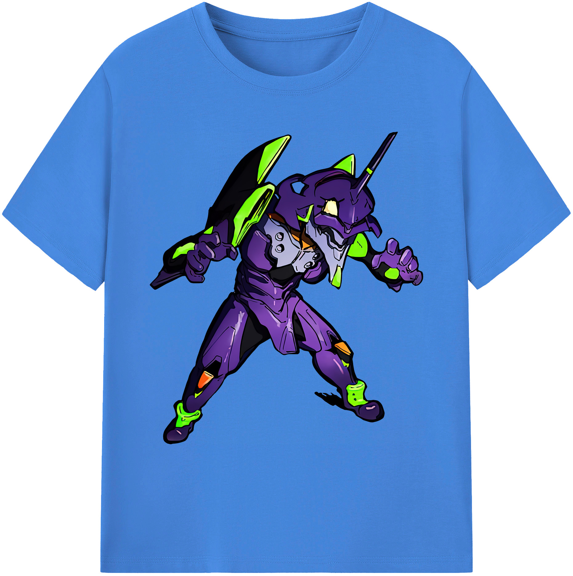 （画像用） EVA 新世紀エヴァンゲリオン 綿100％ メンズ半袖Tシャツ｜肌触りやわらか＆通気性