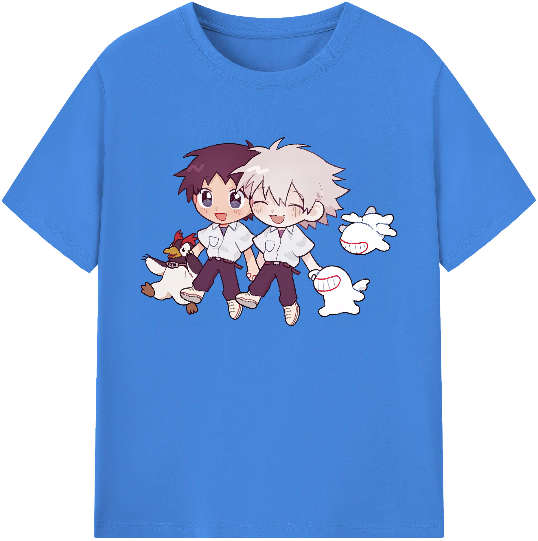 （画像用） EVA 新世紀エヴァンゲリオン 綿100％ メンズ半袖Tシャツ｜肌触りやわらか＆通気性