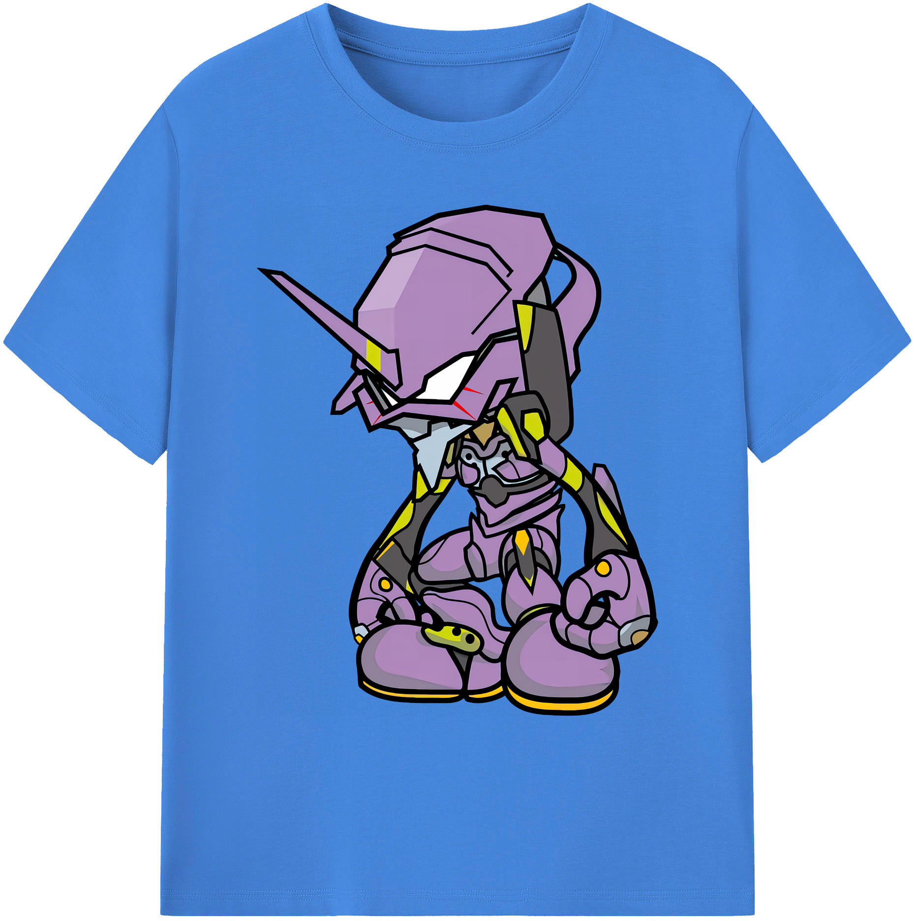 （画像用） EVA 新世紀エヴァンゲリオン 綿100％ メンズ半袖Tシャツ｜肌触りやわらか＆通気性
