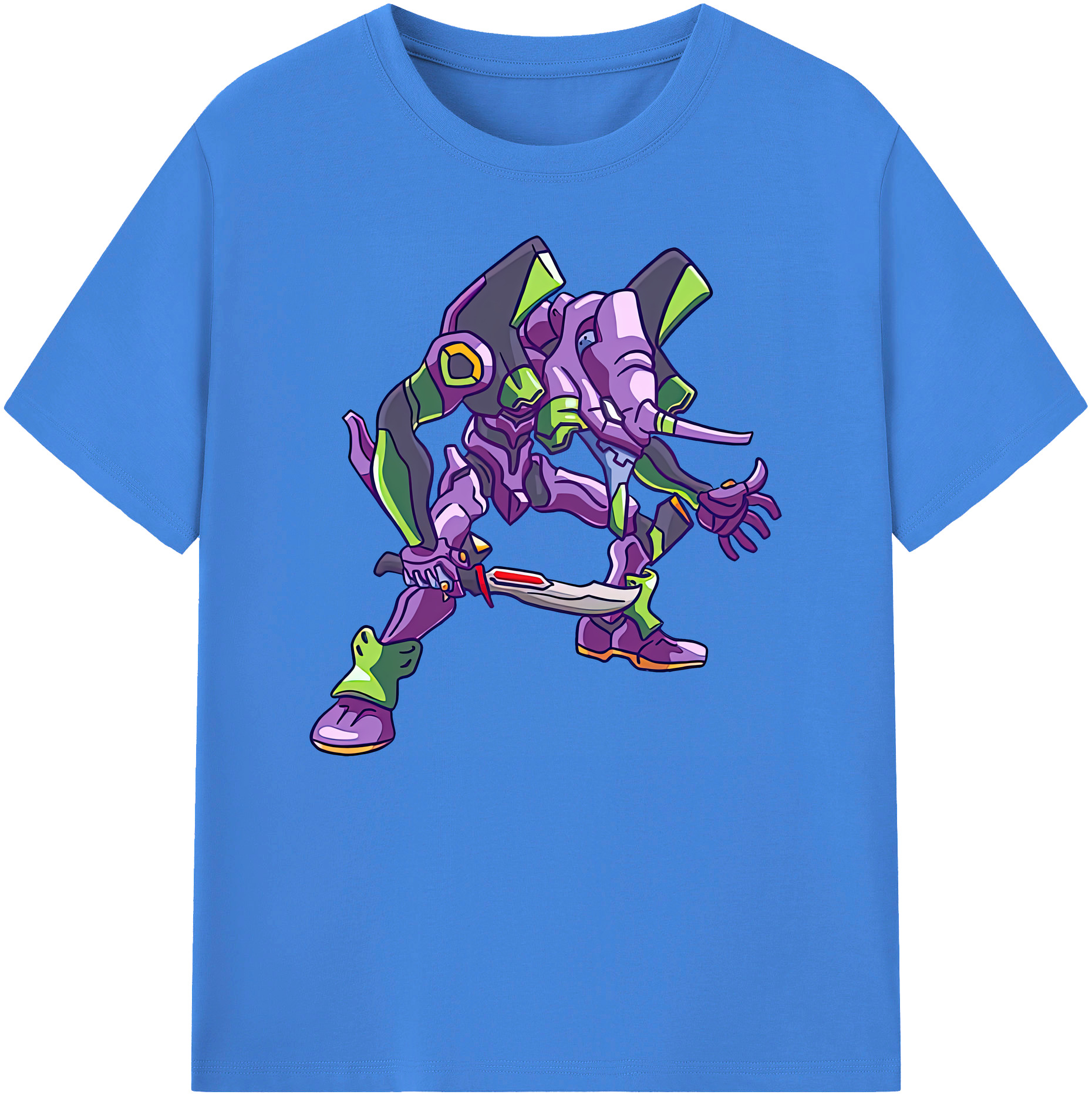 （画像用） EVA 新世紀エヴァンゲリオン 綿100％ メンズ半袖Tシャツ｜肌触りやわらか＆通気性