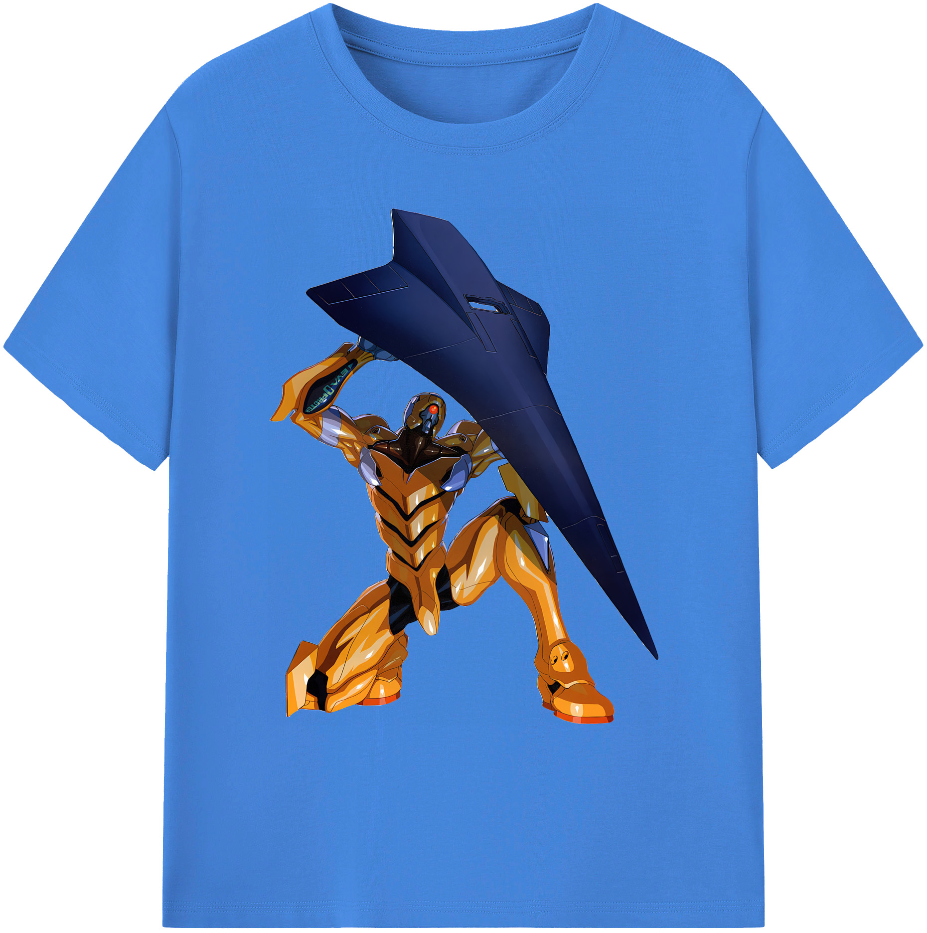 （画像用） EVA 新世紀エヴァンゲリオン 綿100％ メンズ半袖Tシャツ｜肌触りやわらか＆通気性