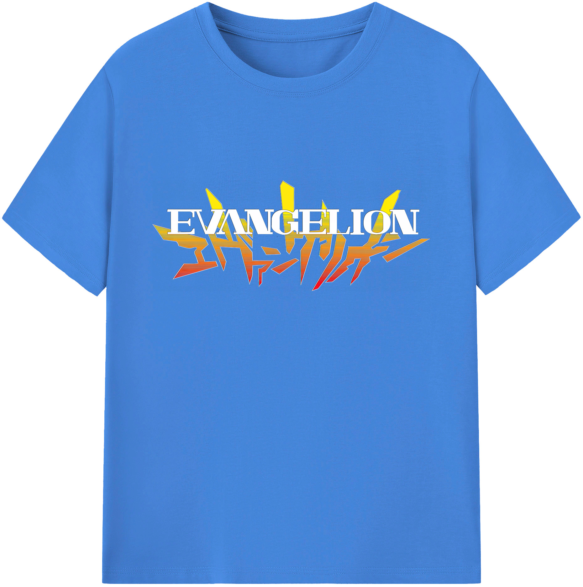 （画像用） EVA 新世紀エヴァンゲリオン 綿100％ メンズ半袖Tシャツ｜肌触りやわらか＆通気性