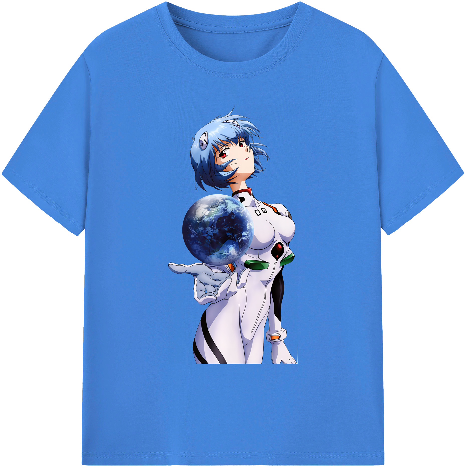 （画像用） EVA 新世紀エヴァンゲリオン 綿100％ メンズ半袖Tシャツ｜肌触りやわらか＆通気性