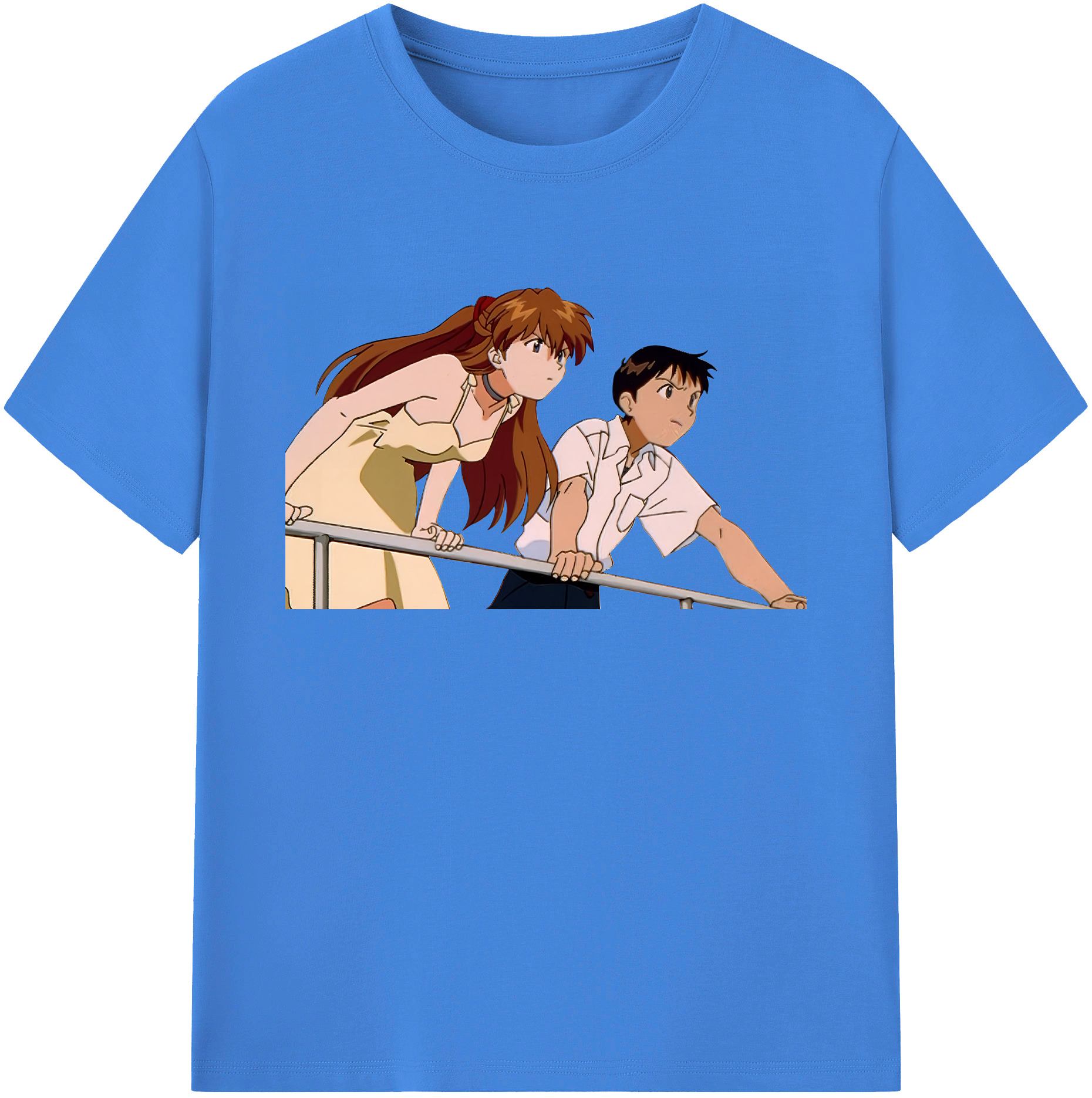 （画像用） EVA 新世紀エヴァンゲリオン 綿100％ メンズ半袖Tシャツ｜肌触りやわらか＆通気性
