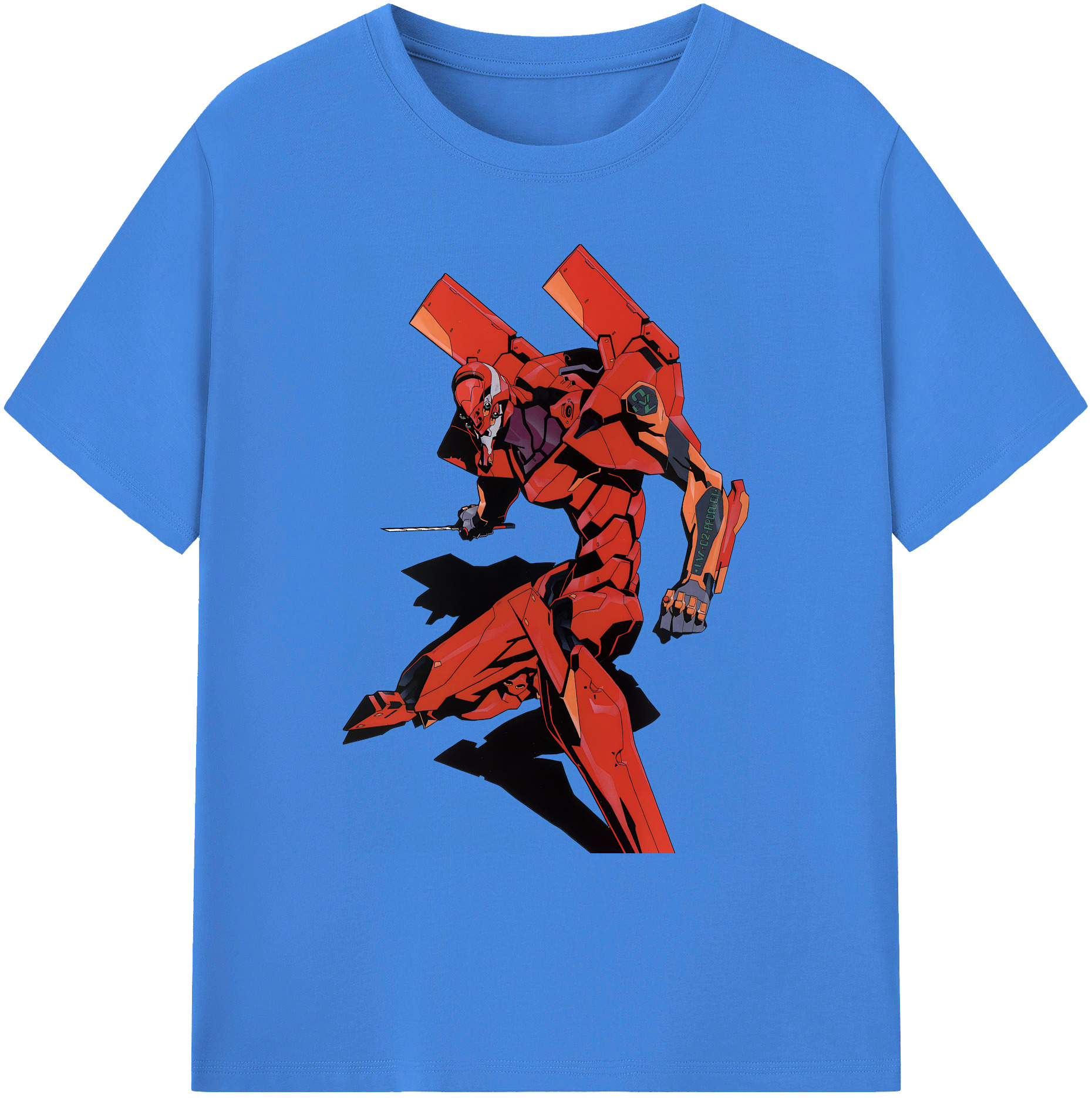 （画像用） EVA 新世紀エヴァンゲリオン 綿100％ メンズ半袖Tシャツ｜肌触りやわらか＆通気性