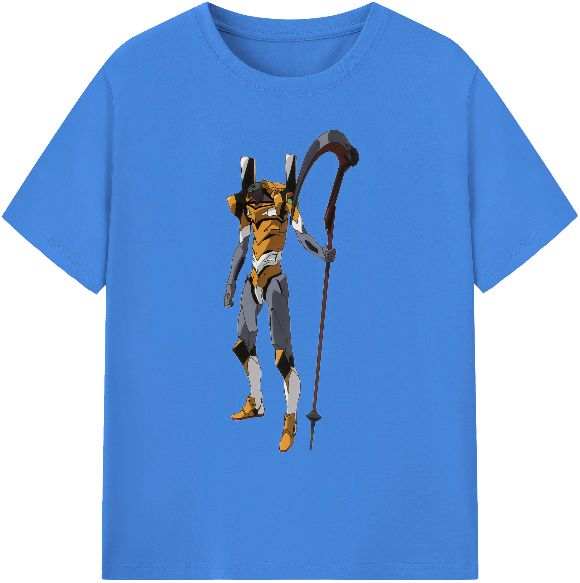 （画像用） EVA 新世紀エヴァンゲリオン 綿100％ メンズ半袖Tシャツ｜肌触りやわらか＆通気性