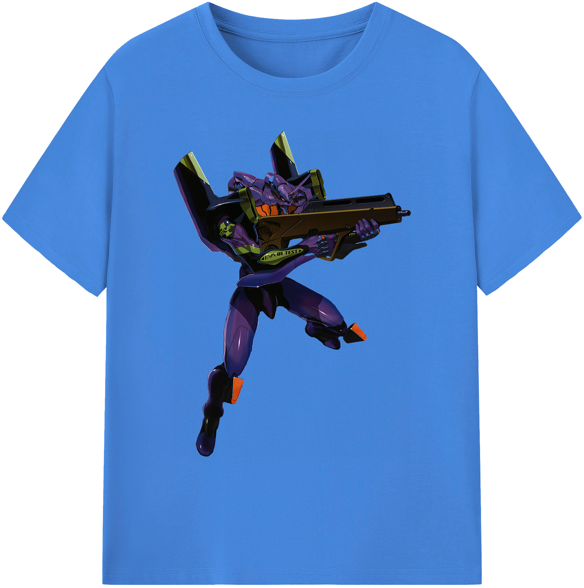 （画像用） EVA 新世紀エヴァンゲリオン 綿100％ メンズ半袖Tシャツ｜肌触りやわらか＆通気性