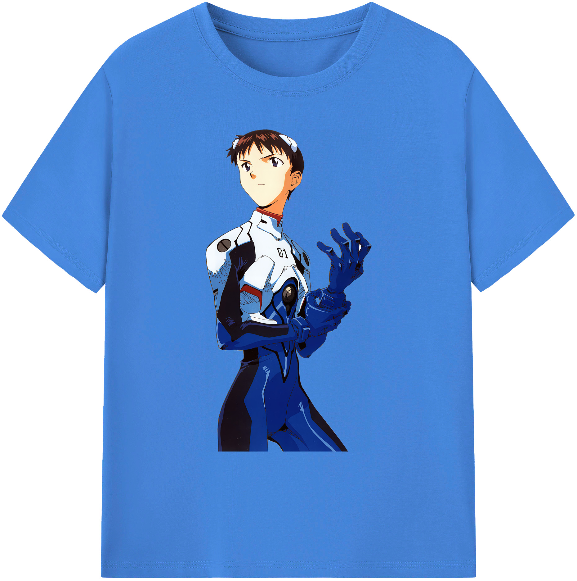 （画像用） EVA 新世紀エヴァンゲリオン 綿100％ メンズ半袖Tシャツ｜肌触りやわらか＆通気性