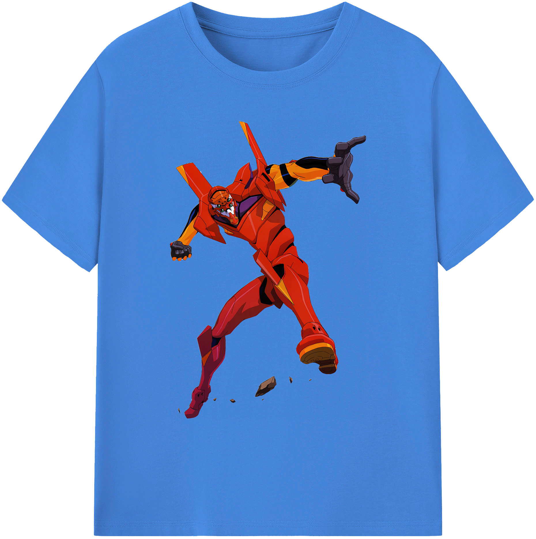 （画像用） EVA 新世紀エヴァンゲリオン 綿100％ メンズ半袖Tシャツ｜肌触りやわらか＆通気性