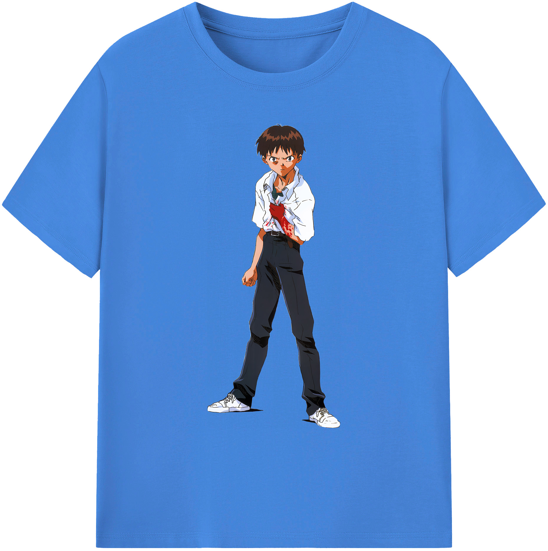 （画像用） EVA 新世紀エヴァンゲリオン 綿100％ メンズ半袖Tシャツ｜肌触りやわらか＆通気性