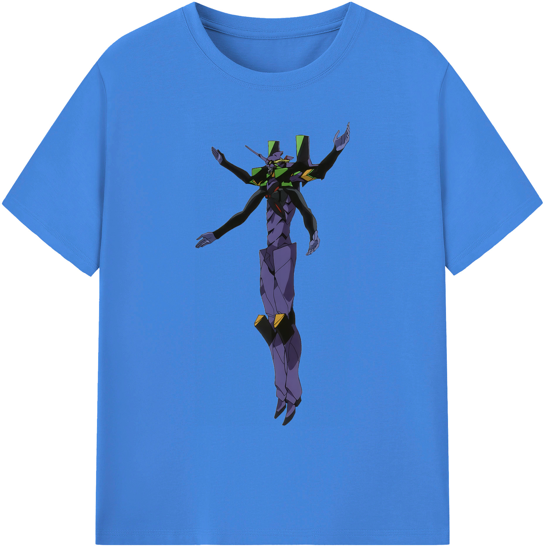 （画像用） EVA 新世紀エヴァンゲリオン 綿100％ メンズ半袖Tシャツ｜肌触りやわらか＆通気性