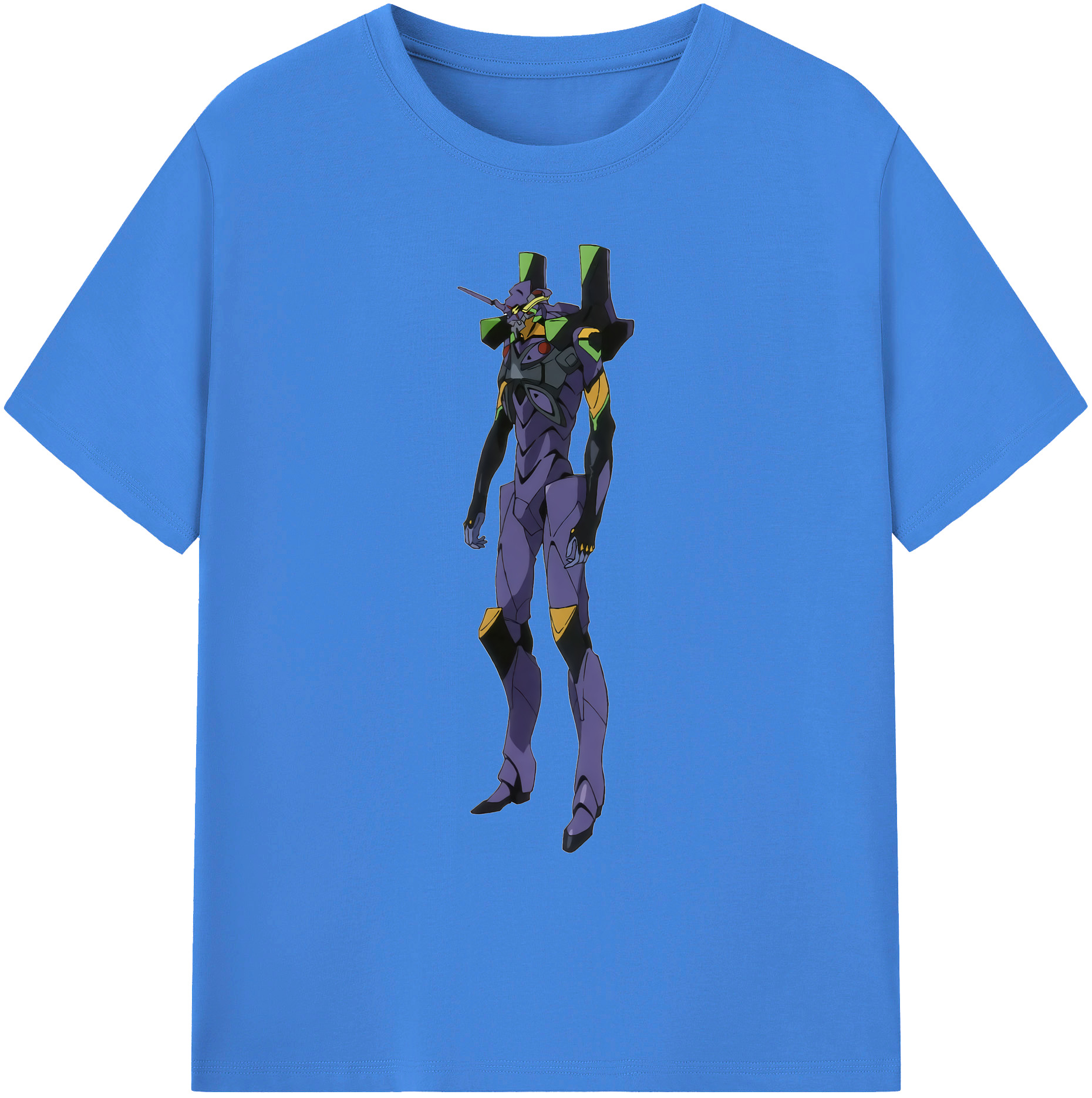 （画像用） EVA 新世紀エヴァンゲリオン 綿100％ メンズ半袖Tシャツ｜肌触りやわらか＆通気性