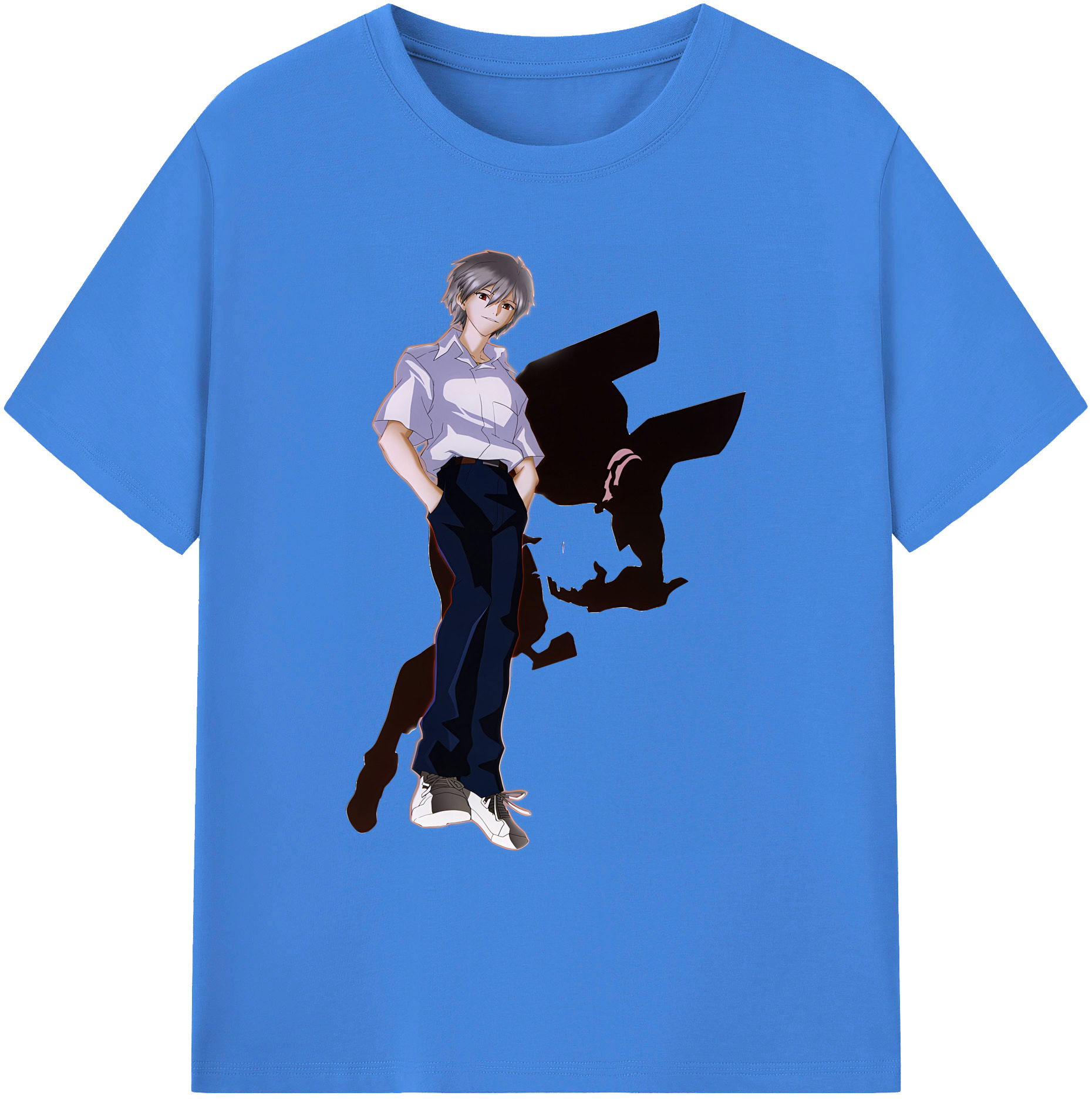 （画像用） EVA 新世紀エヴァンゲリオン 綿100％ メンズ半袖Tシャツ｜肌触りやわらか＆通気性