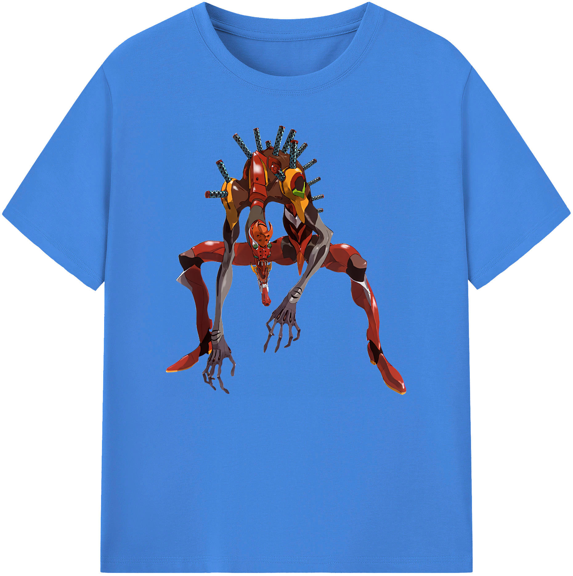 （画像用） EVA 新世紀エヴァンゲリオン 綿100％ メンズ半袖Tシャツ｜肌触りやわらか＆通気性